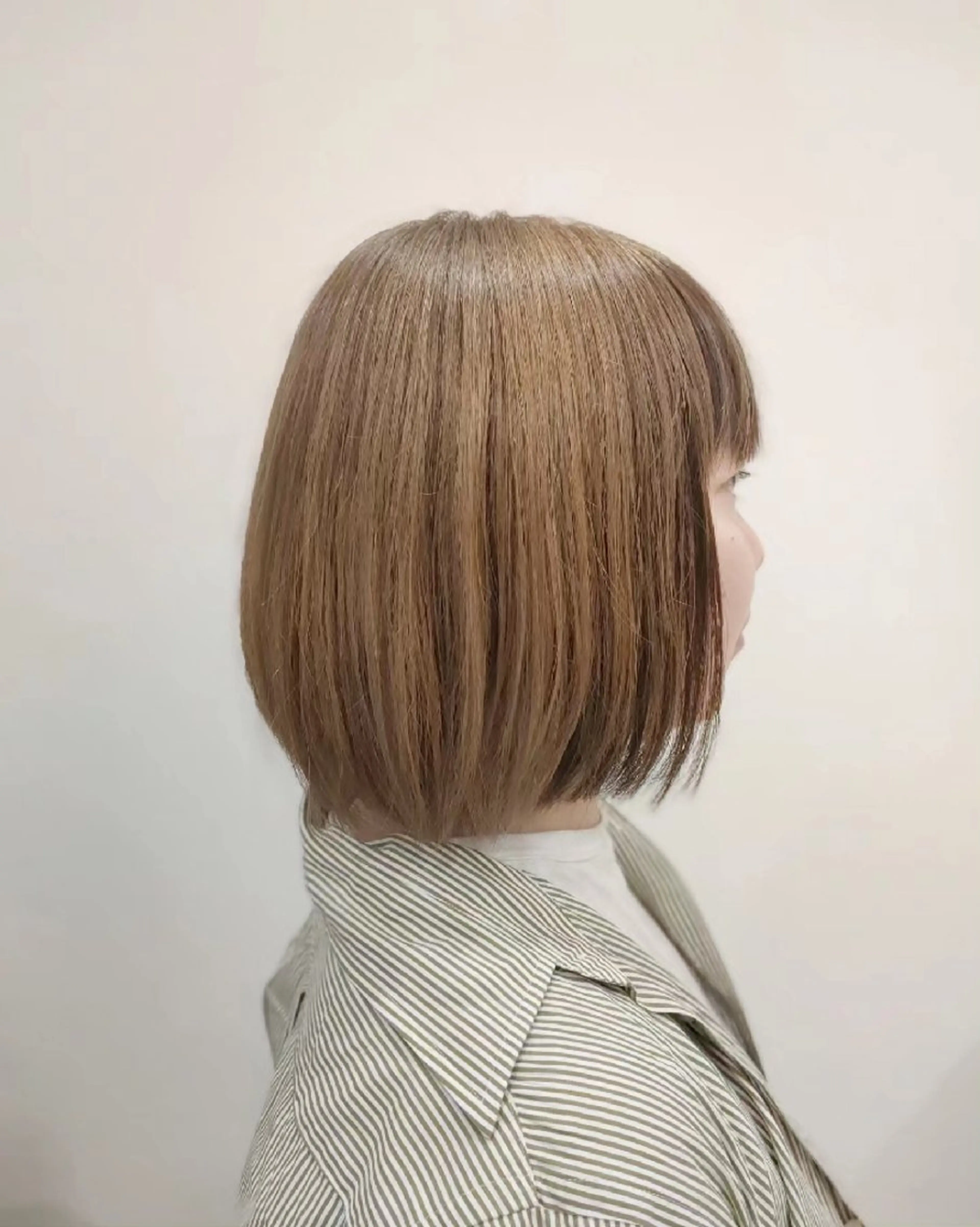 ミディアム カラー ブリーチ ダブルカラー 清水 怜子のヘアスタイル