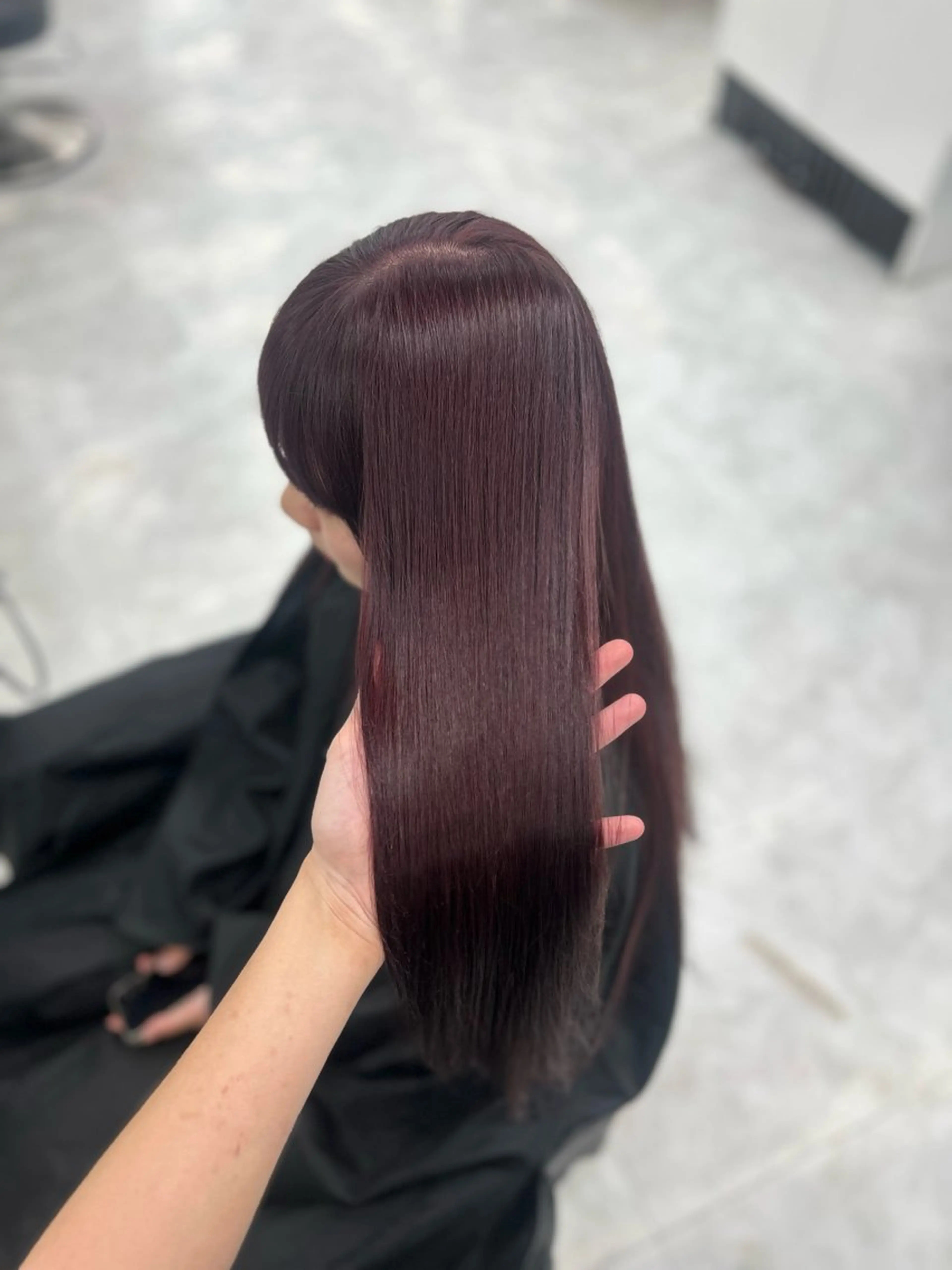 ロング ヘアカラー トリートメント 🥀艶髪/似合わせ 暖色/まな🥀のヘアスタイル