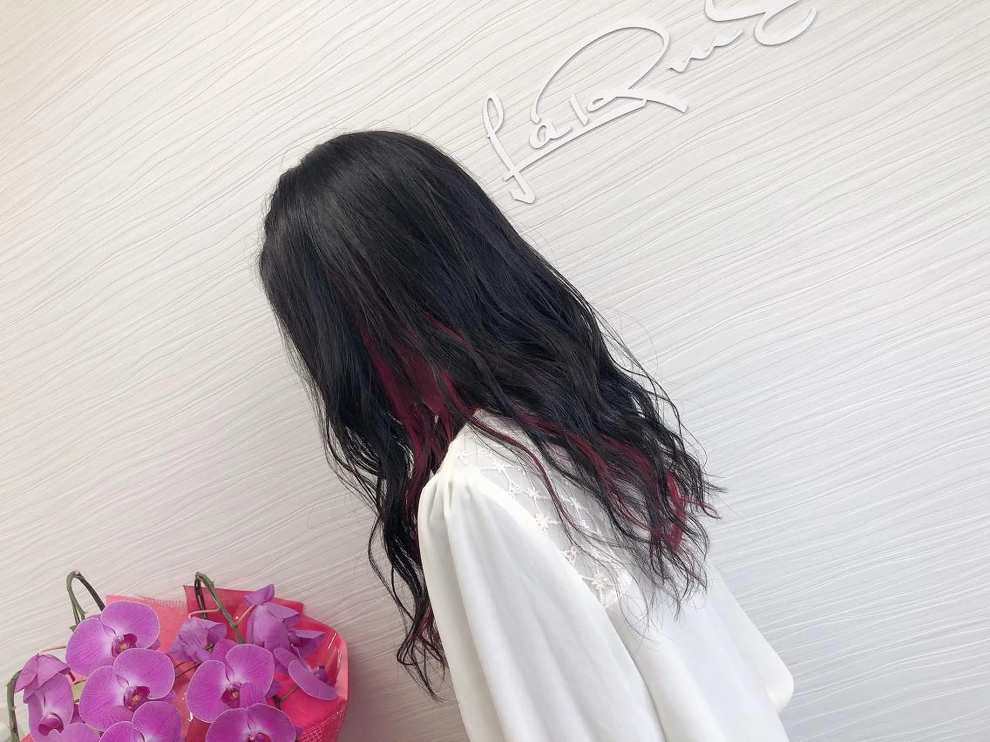 ロング カラー ヘアカラー LaRmE Ayumi.のヘアスタイル