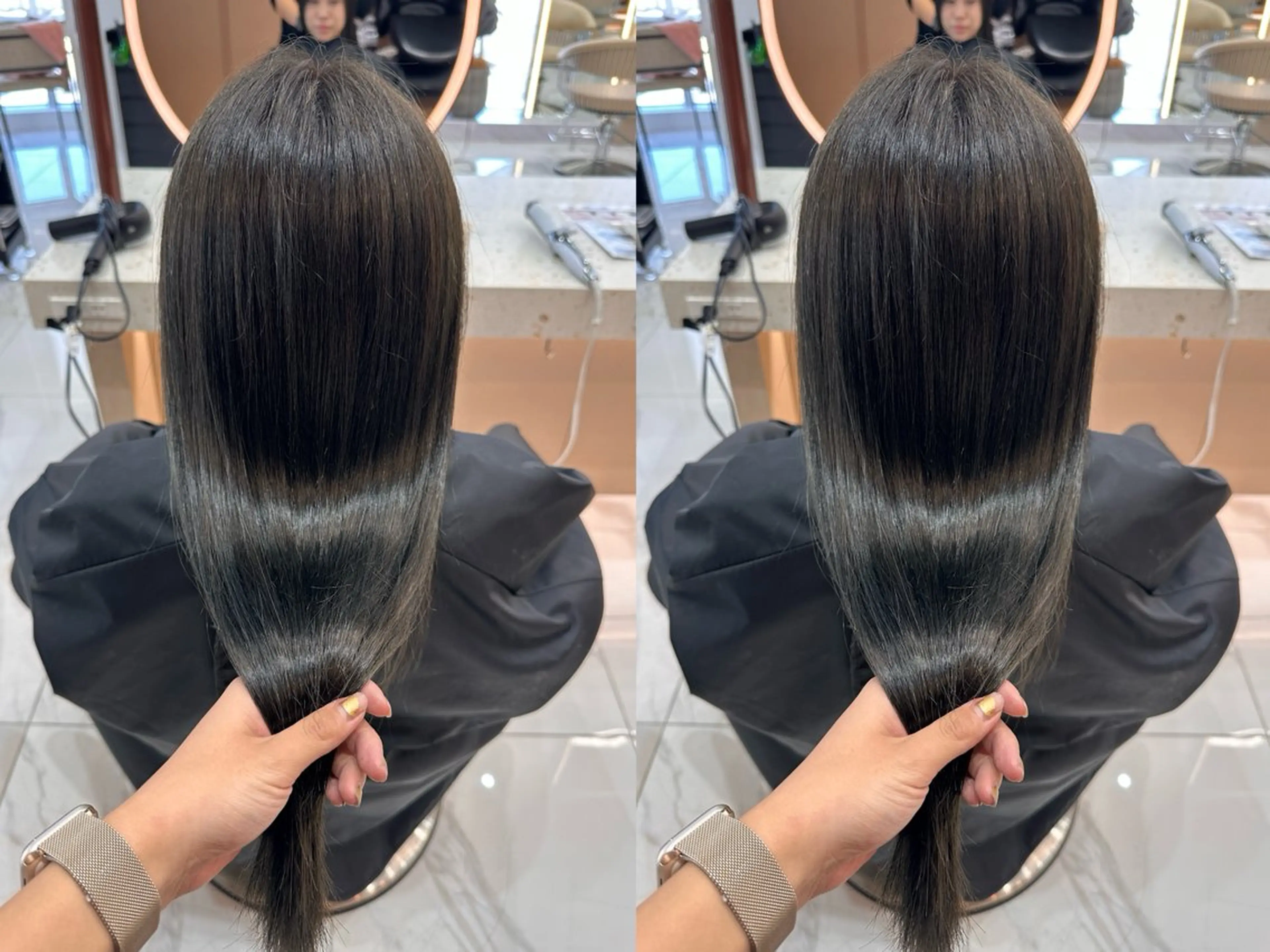 ロング カットモデル募集 長谷川のヘアスタイル