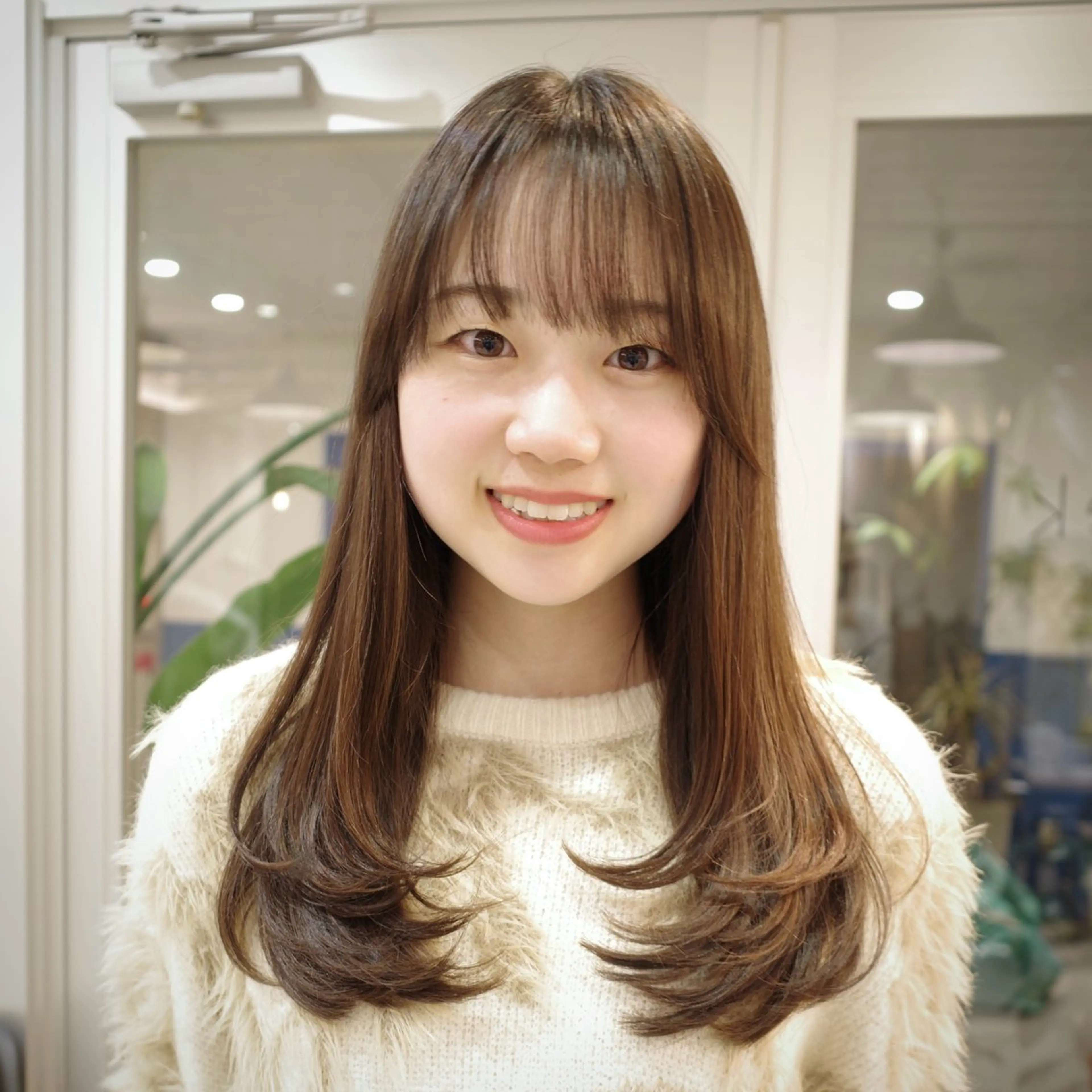 ロング 顔周りカット レイヤーカット 小顔カット 🪄レイヤーカット／ IKUMI🌙のヘアスタイル