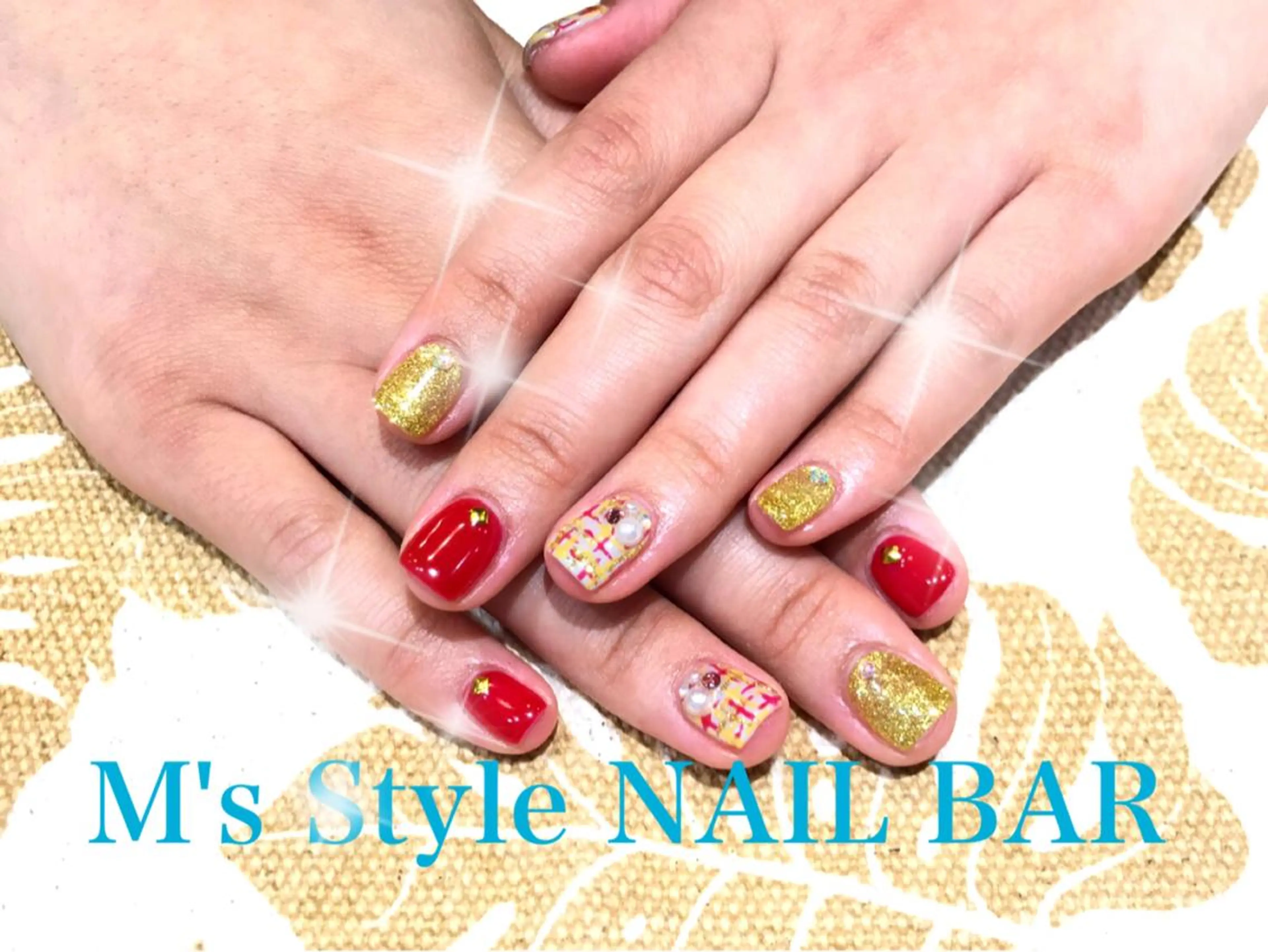 ネイル ツイードネイル M's Style NAIL BARのネイルデザイン