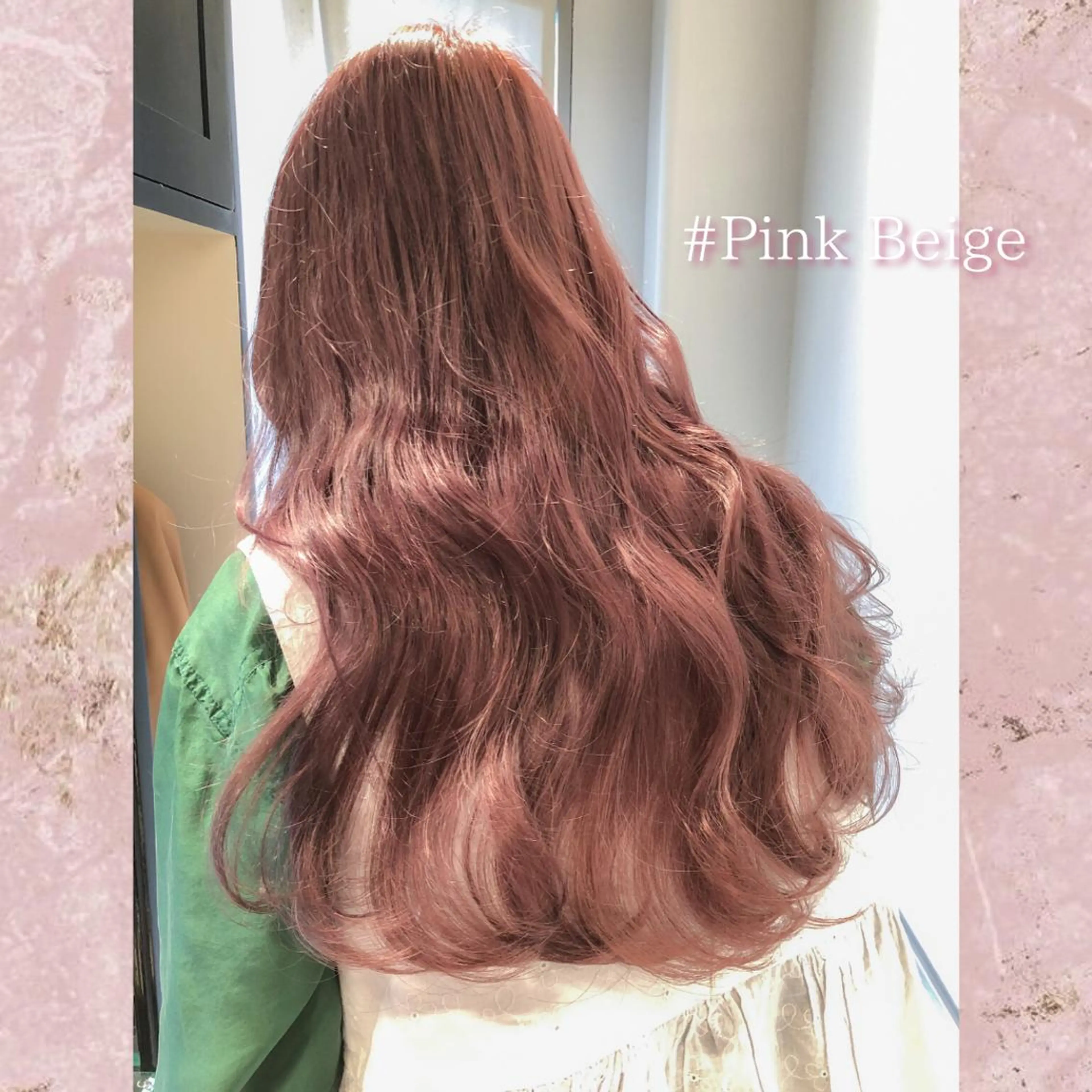 ロング カラー ブリーチ カット ヘアカラー miyu /トレンド カラー×艶髪のヘアスタイル