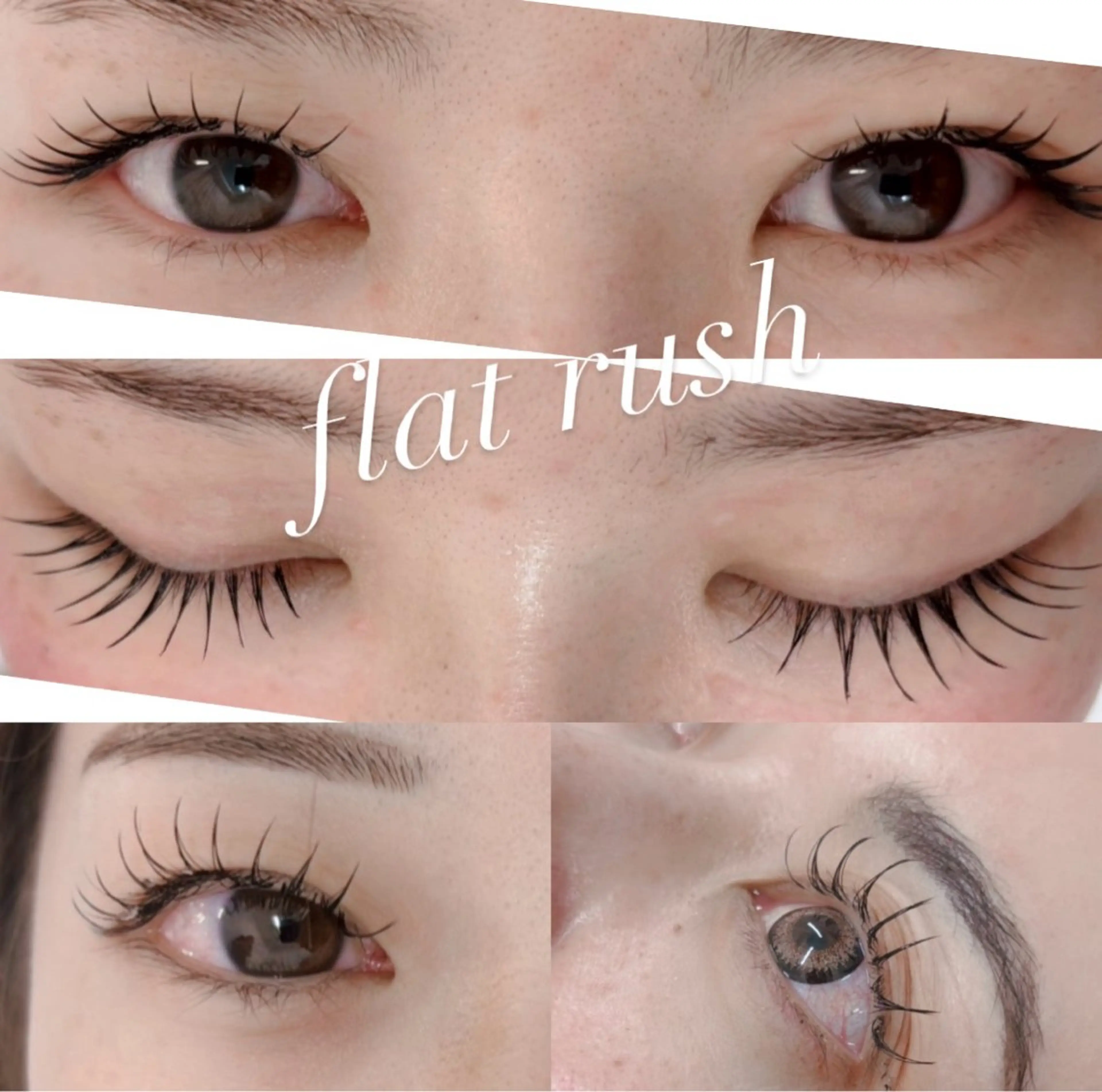 マツエク・マツパ フラットラッシュ Lea First♡ moaもあのマツエク・マツパデザイン