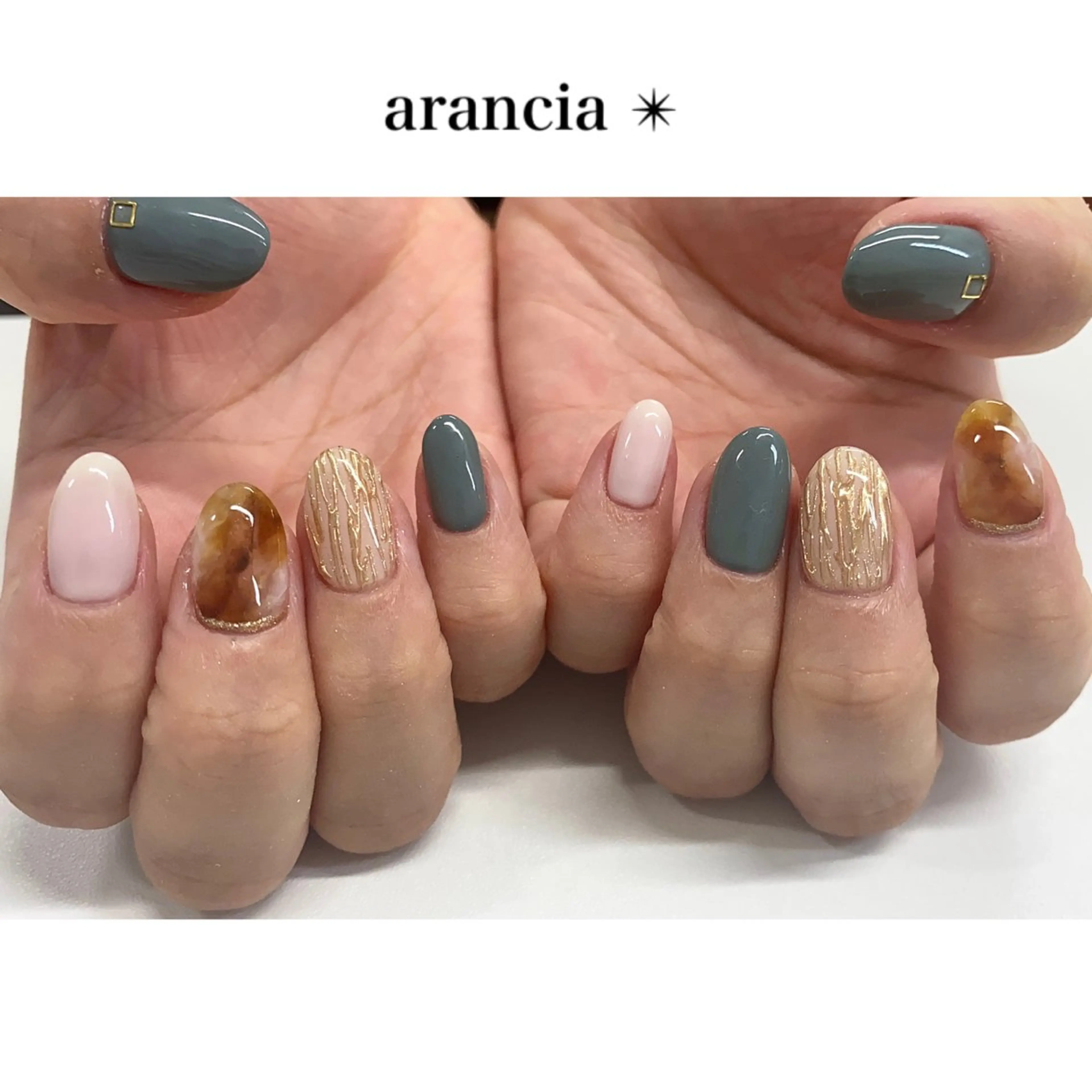 ネイル ハンドネイル arancia /moeのネイルデザイン