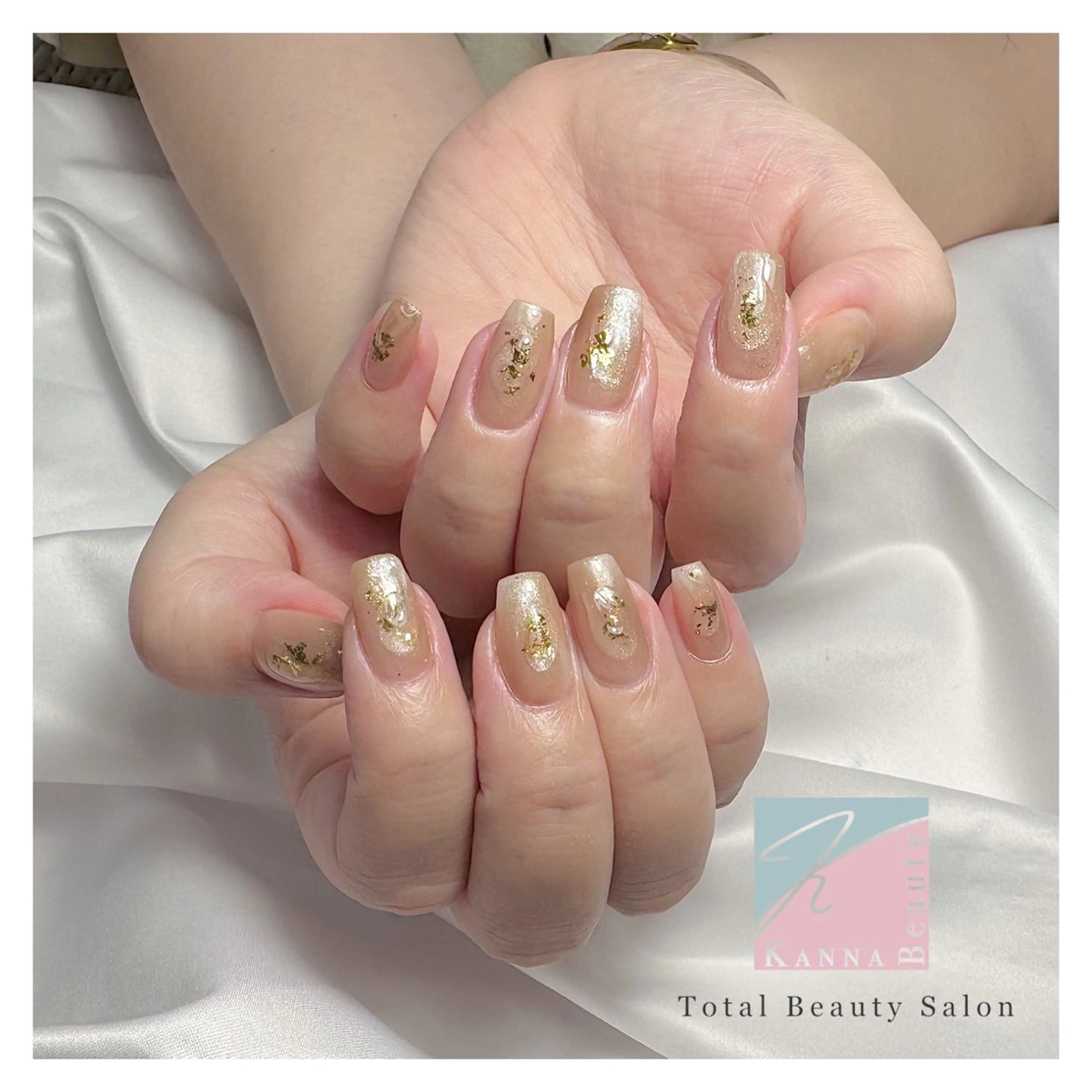 ネイル フットネイル ジェルネイル グラデーション キラキラネイル マグネットネイル ハンドネイル Kanna Yuki カンナユキのネイルデザイン