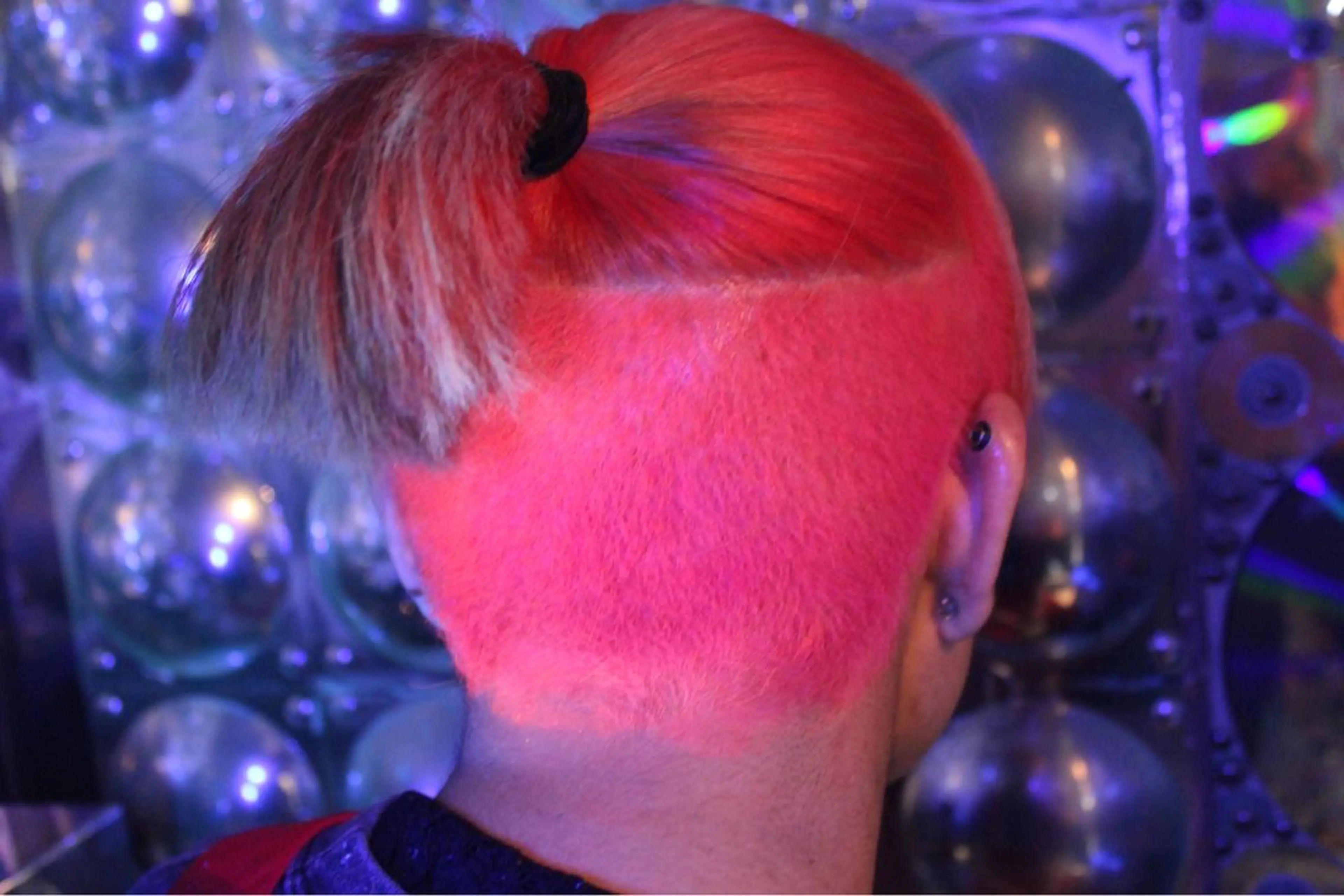 ショート カラー ブリーチ 🌈派手髪エクステ ブレイズ🌈ひろとのヘアスタイル