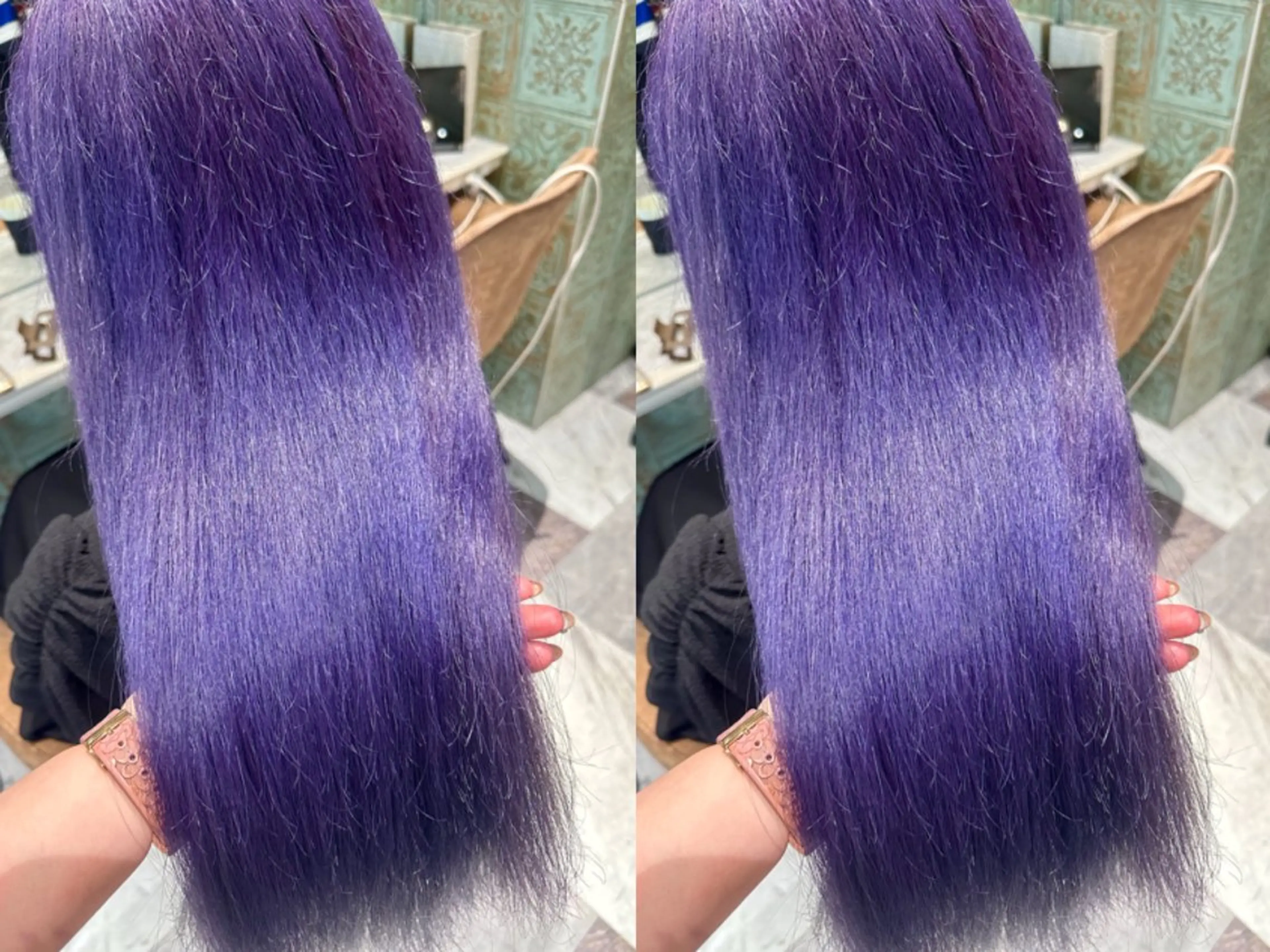 カラー ブリーチ ダブルカラー イヤリングカラー ハイライトカラー インナーカラー 渡辺 麻衣のヘアスタイル