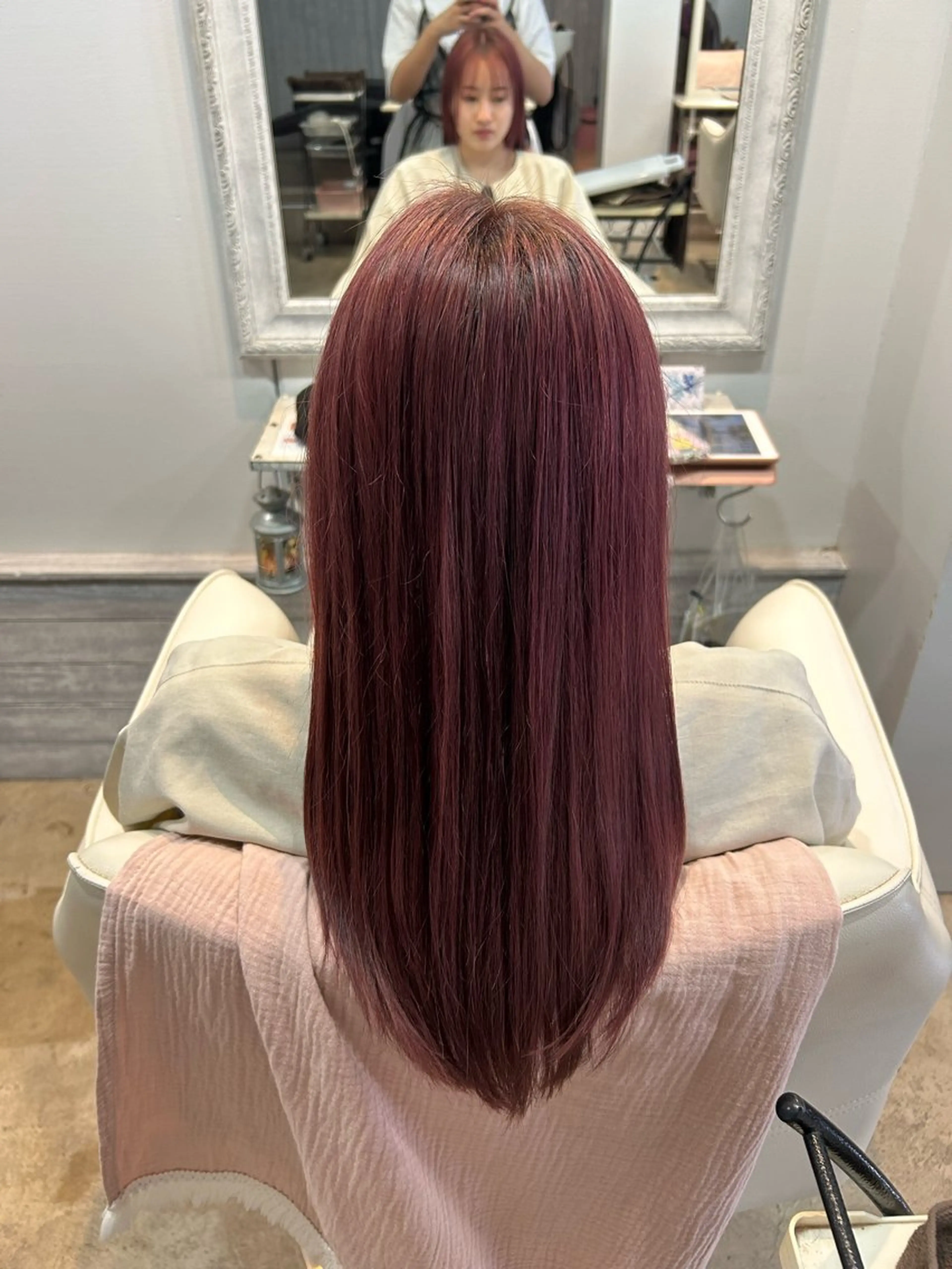 ロング bouquet 野口晴菜のヘアスタイル