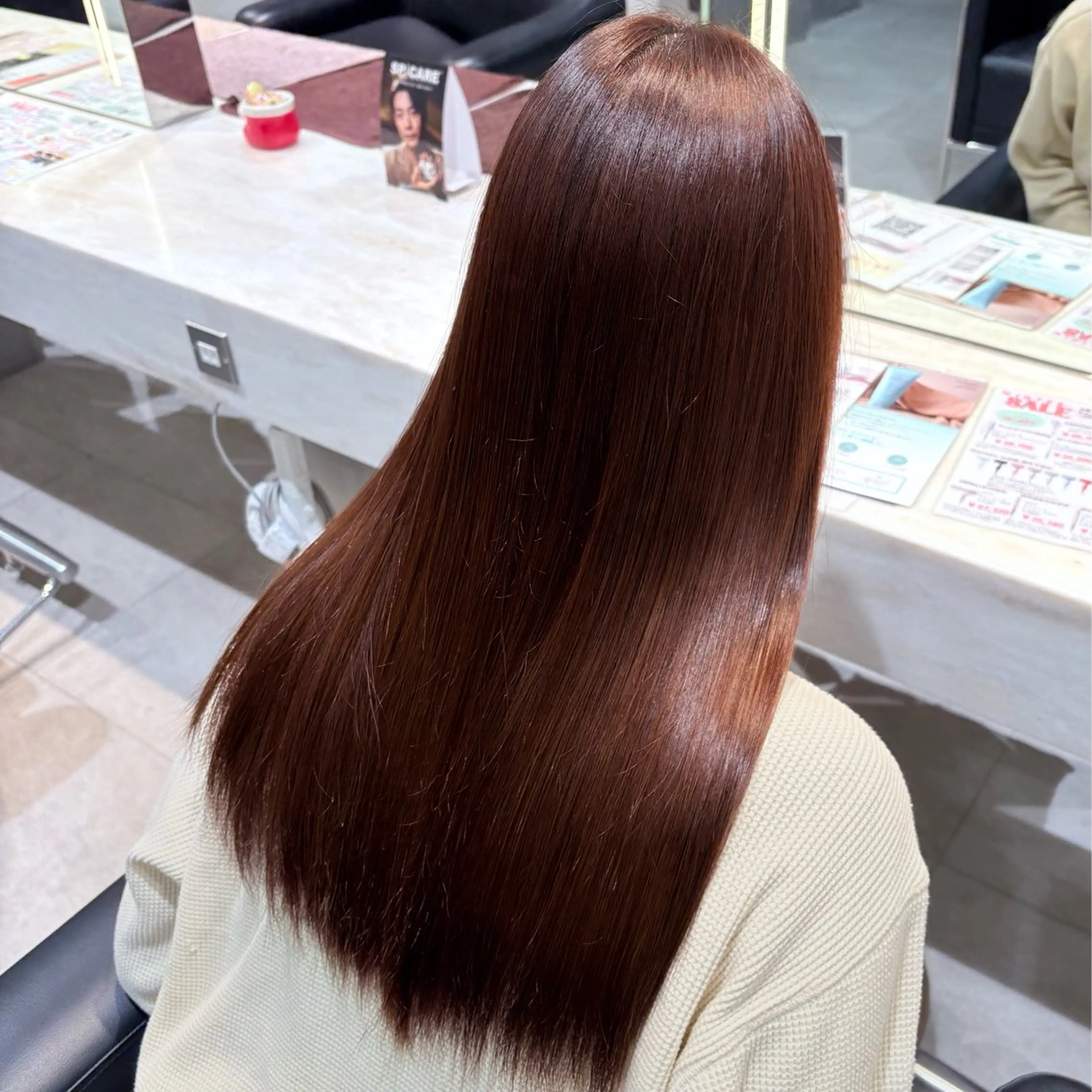 ロング 縮毛矯正/Wカラー /アレンジ🌙あまにのヘアスタイル