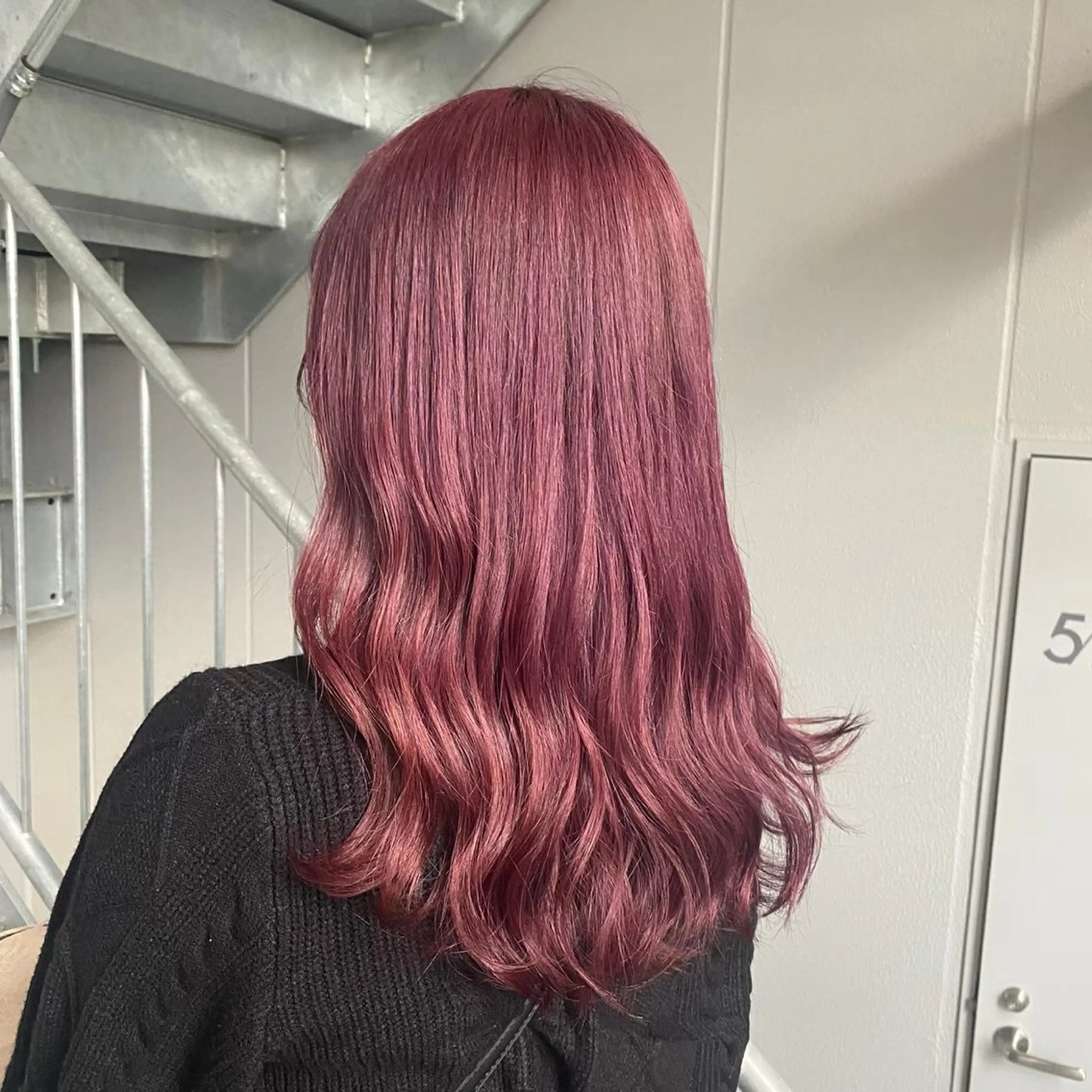 セミロング カラー ヘアカラー 大人っぽ♡上品な暖色 ♡ブリーチなし♡のヘアスタイル