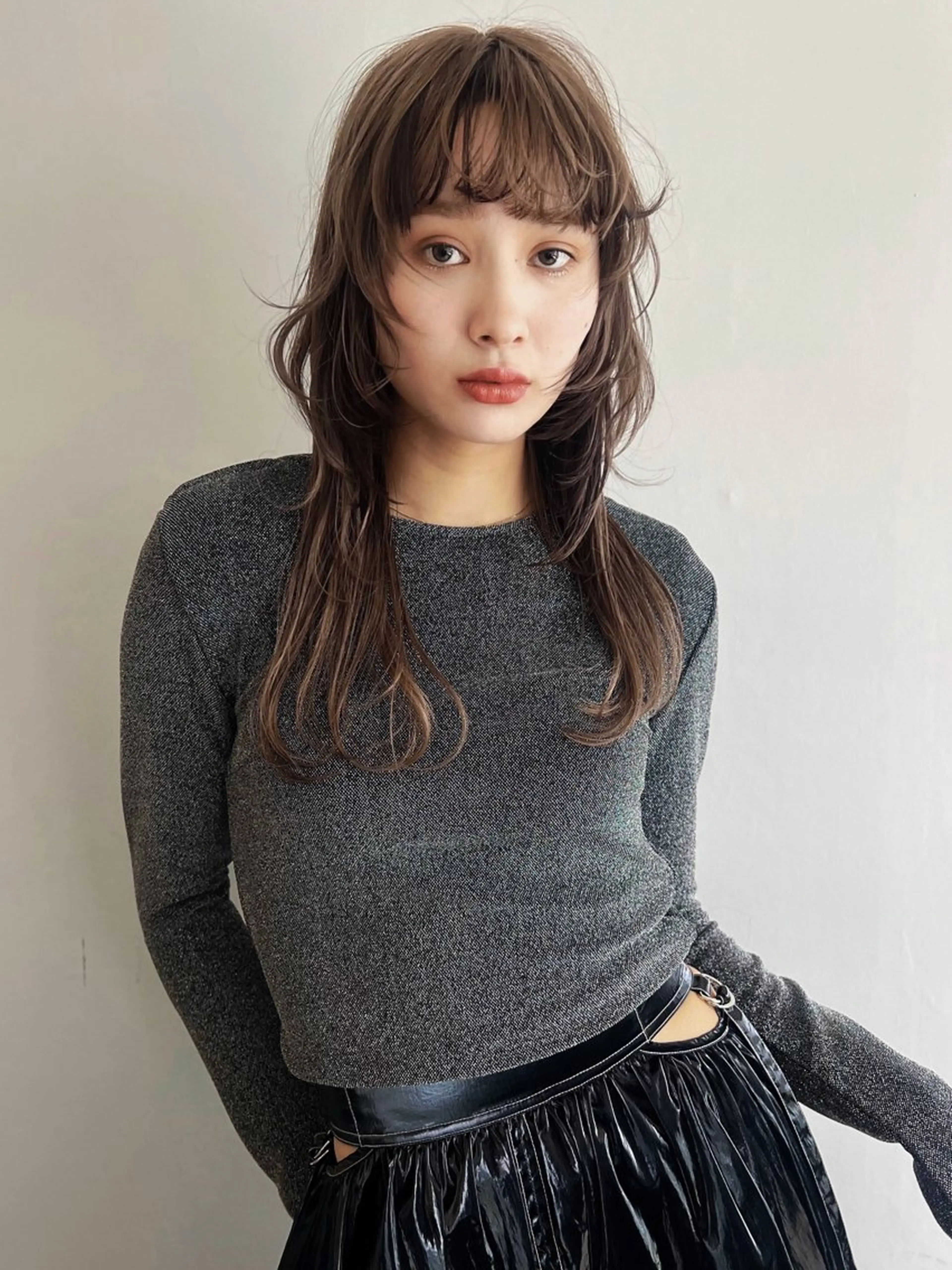 セミロング カラー カット ヘアカラー トリートメント レイヤーカット/暖色 カラー/mao🎀のヘアスタイル