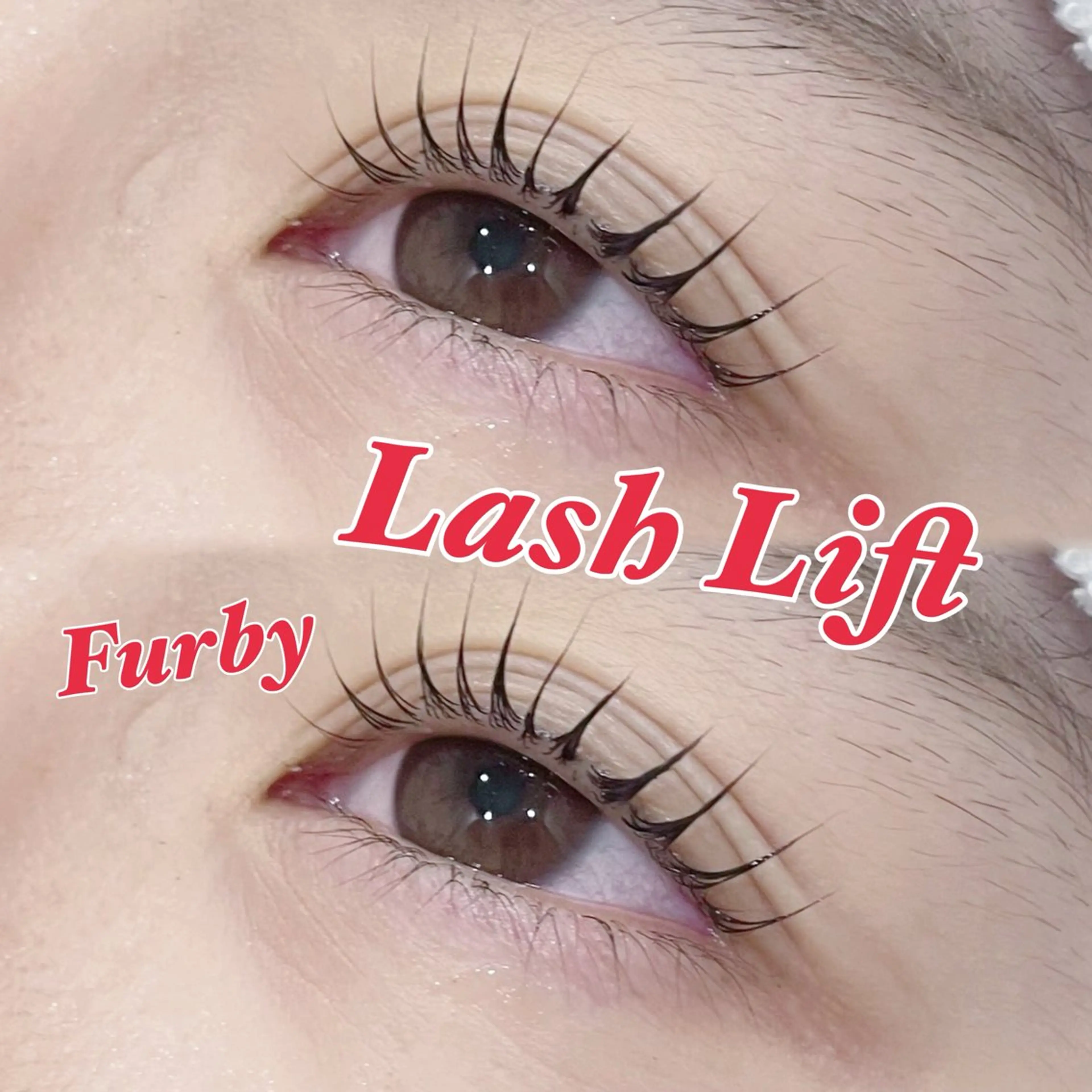 🆙期間限定🆙カール×立ち上げ〔Furbyロッド〕🫧まつげパーマモデル【オフなし】の写真