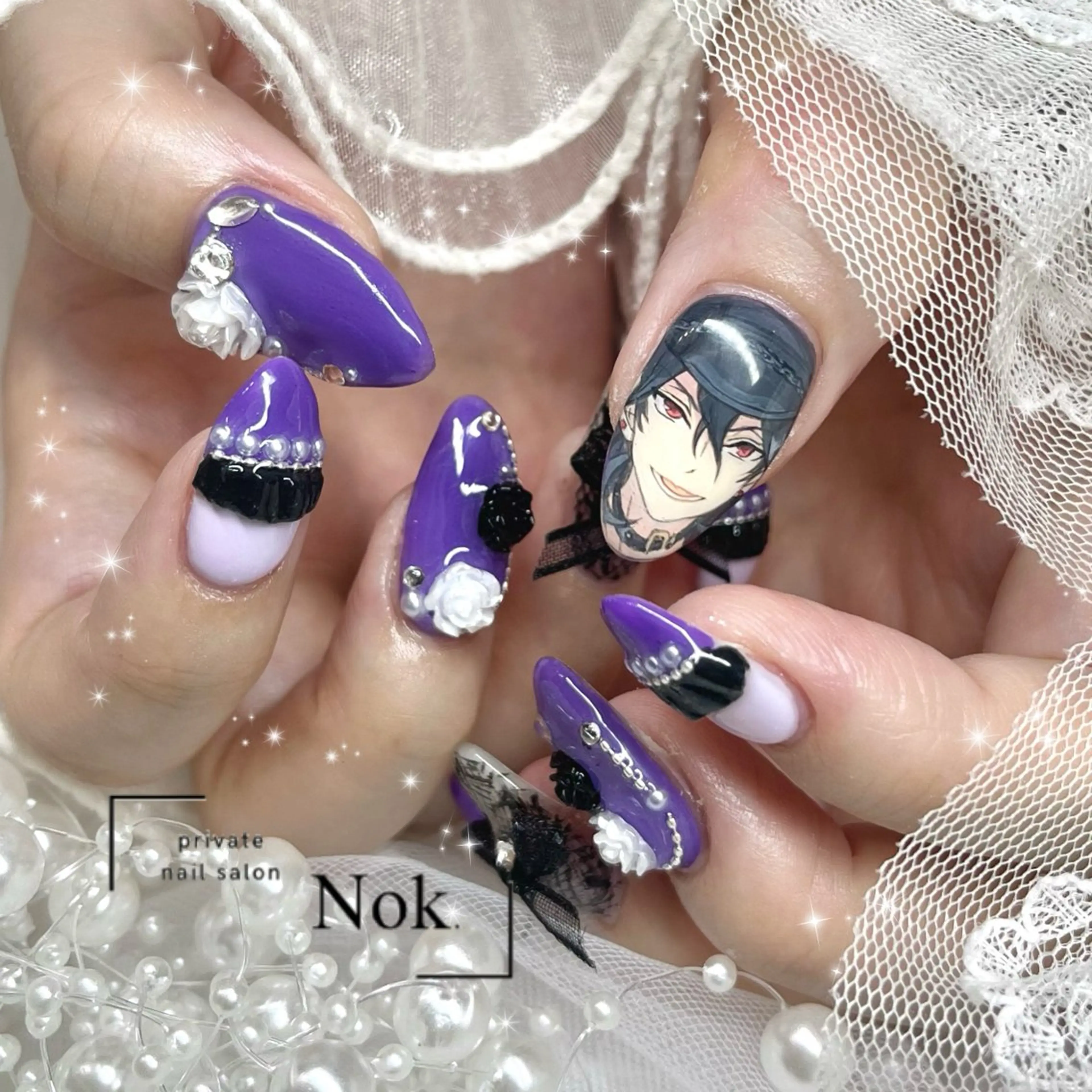 ネイル ハンドネイル 池袋痛ネイル Nok. 渡辺のネイルデザイン