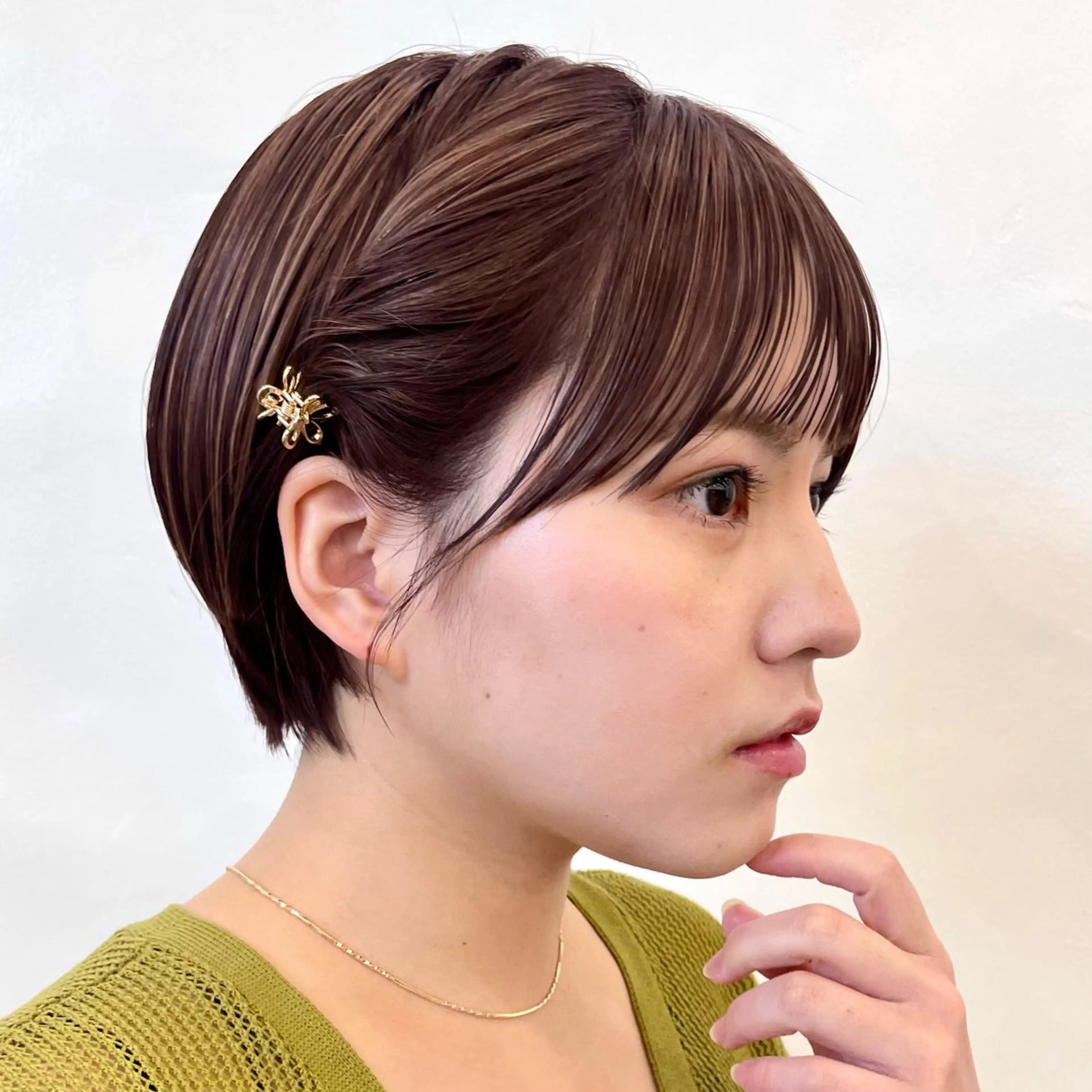 ショート カラー ヘアアレンジ ショートヘア 暖色/ショート/ボブ /hana🌸のヘアスタイル