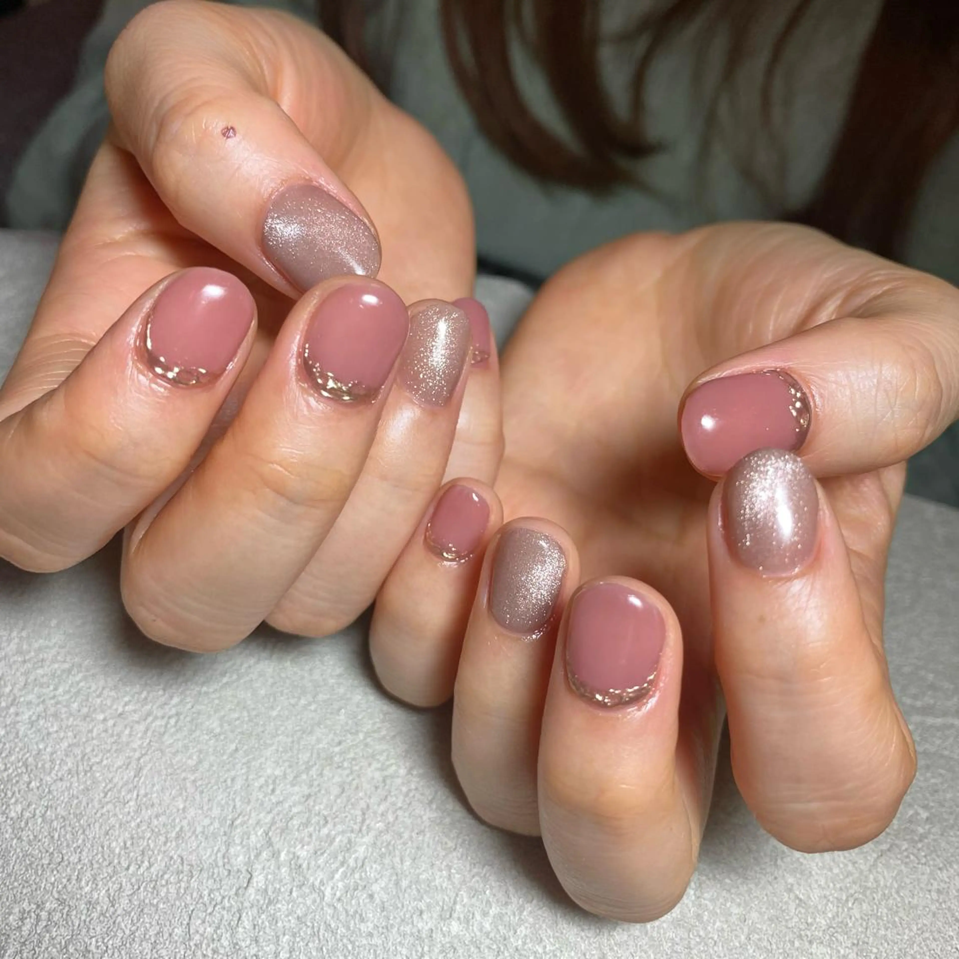 ネイル アートネイル ニュアンスネイル 春ネイル 夏ネイル ハンドネイル 山田 貴子のネイルデザイン