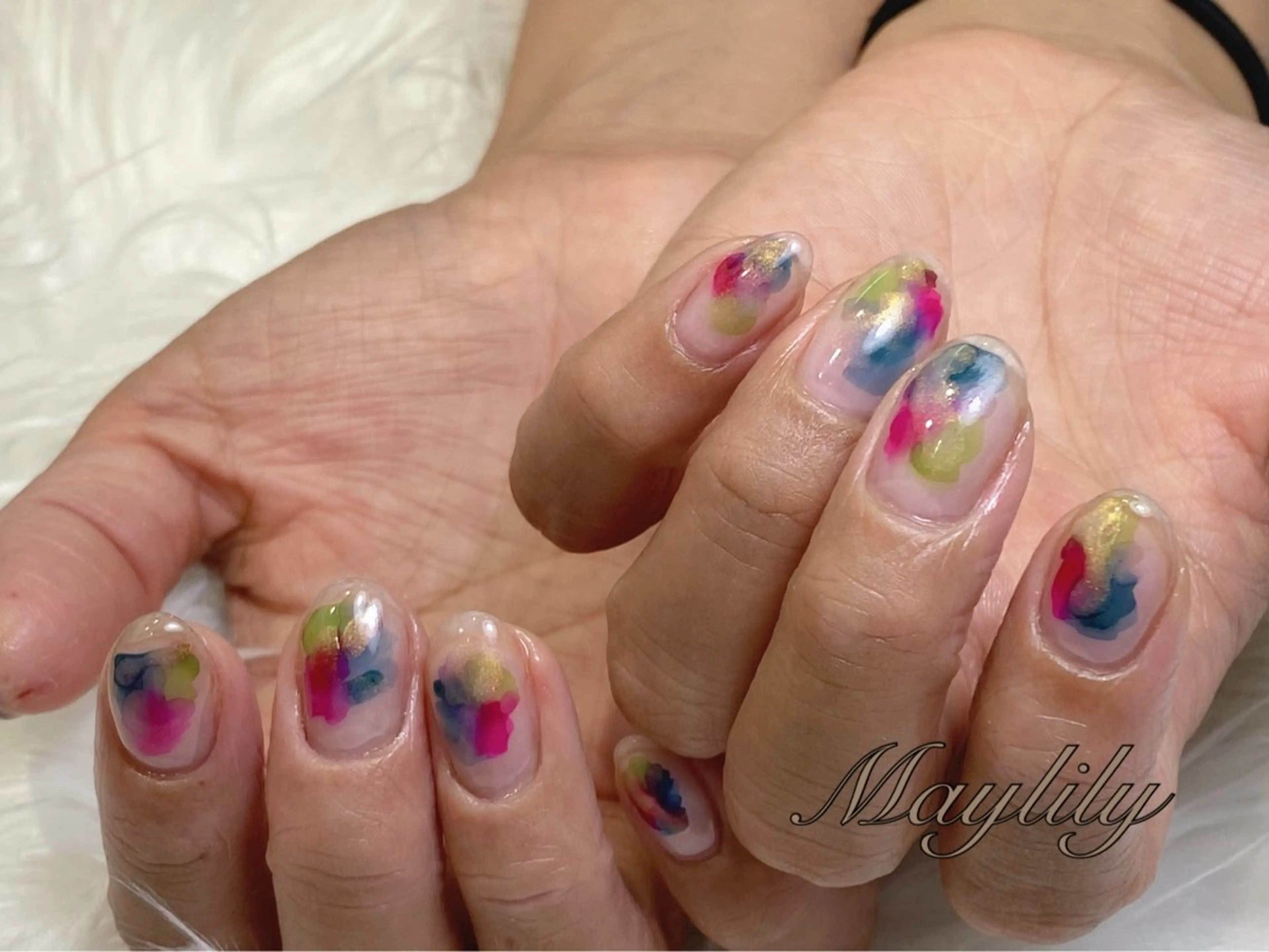 ネイル アートネイル ハンドネイル Nail care salon Maylily所属・Nail salon Maylilyのネイルデザイン