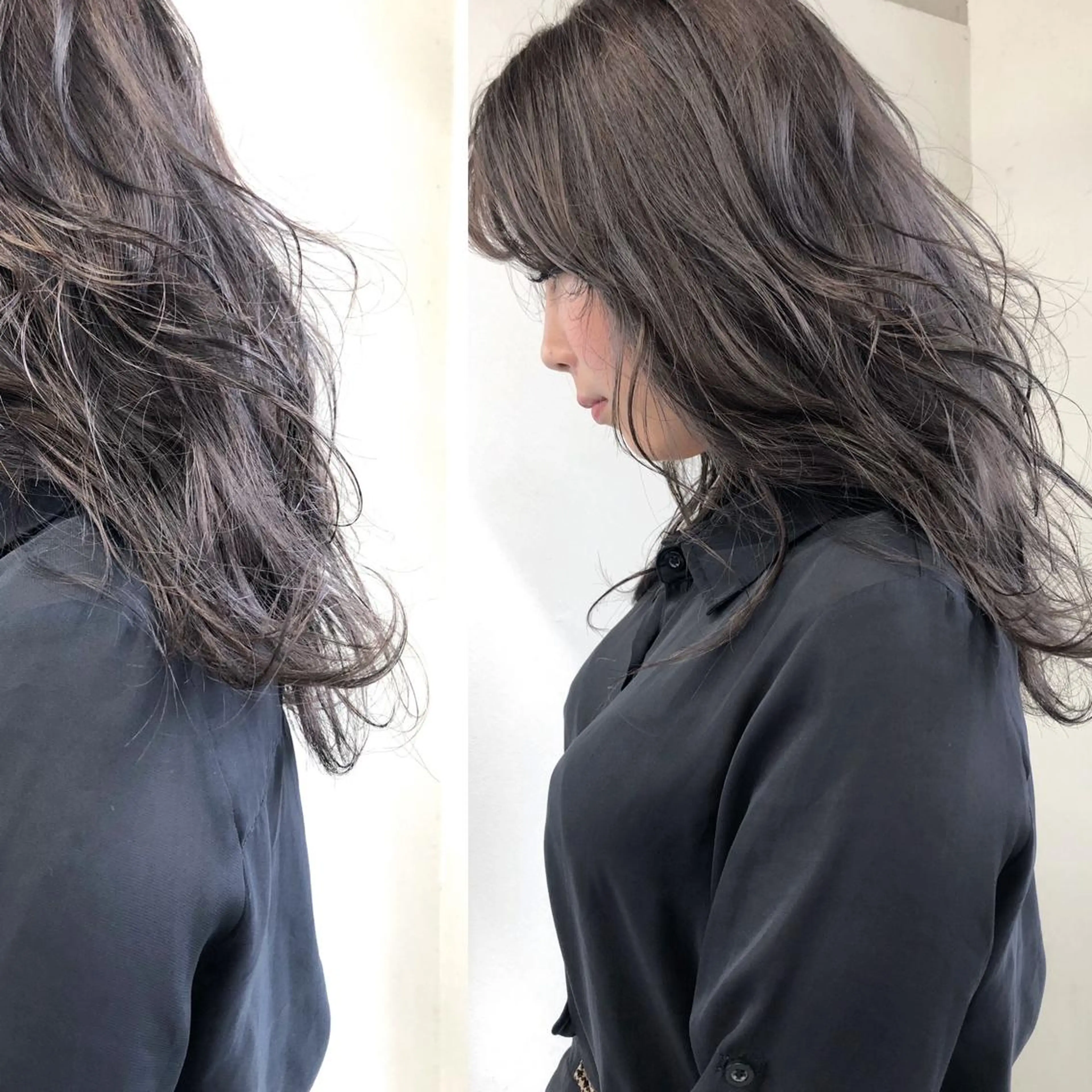 セミロング カット ヘアカラー トリートメント 小澤大輔 YOLO hairのヘアスタイル