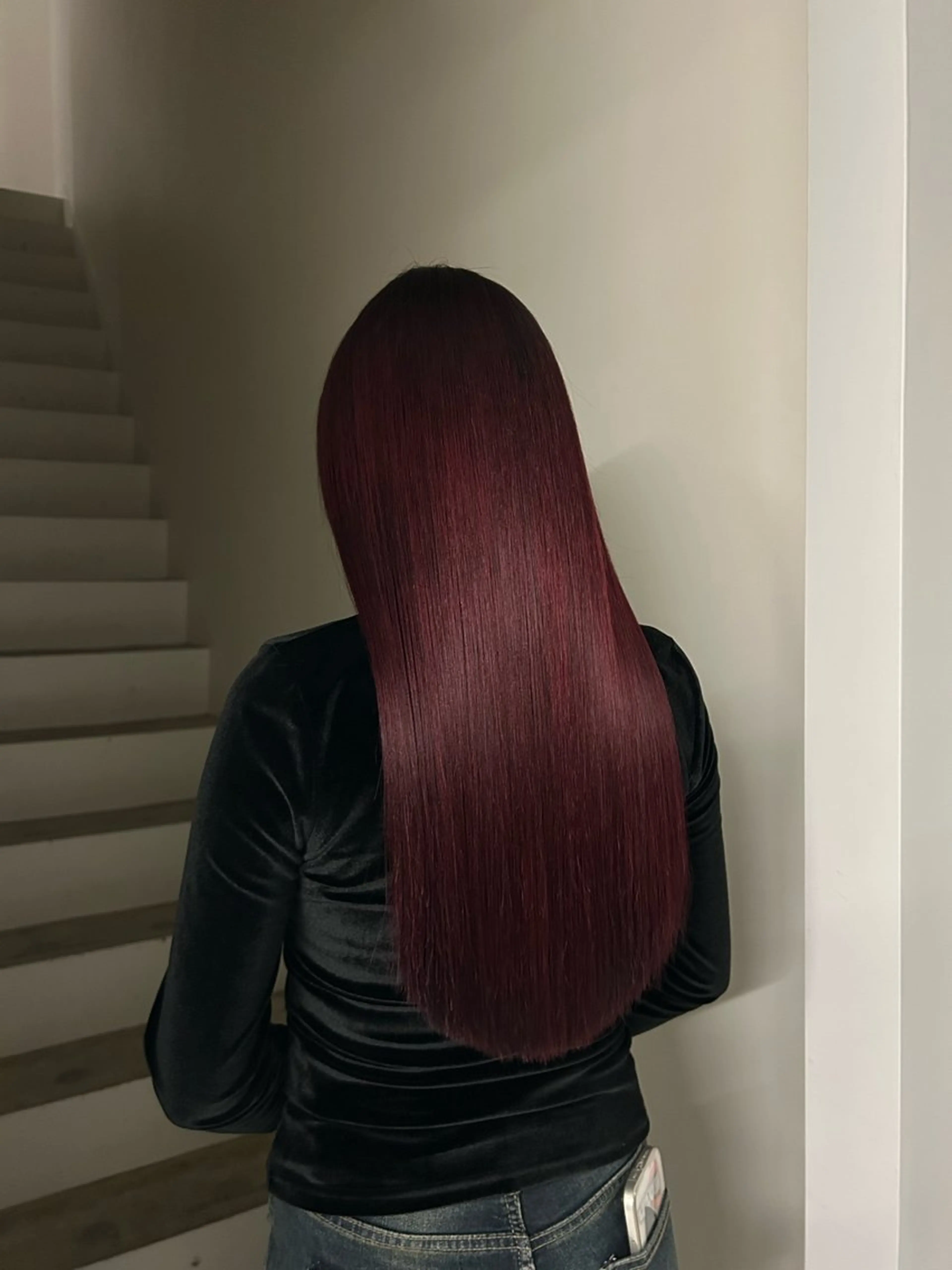 ロング カラー ヘアカラー 松原 朱里のヘアスタイル