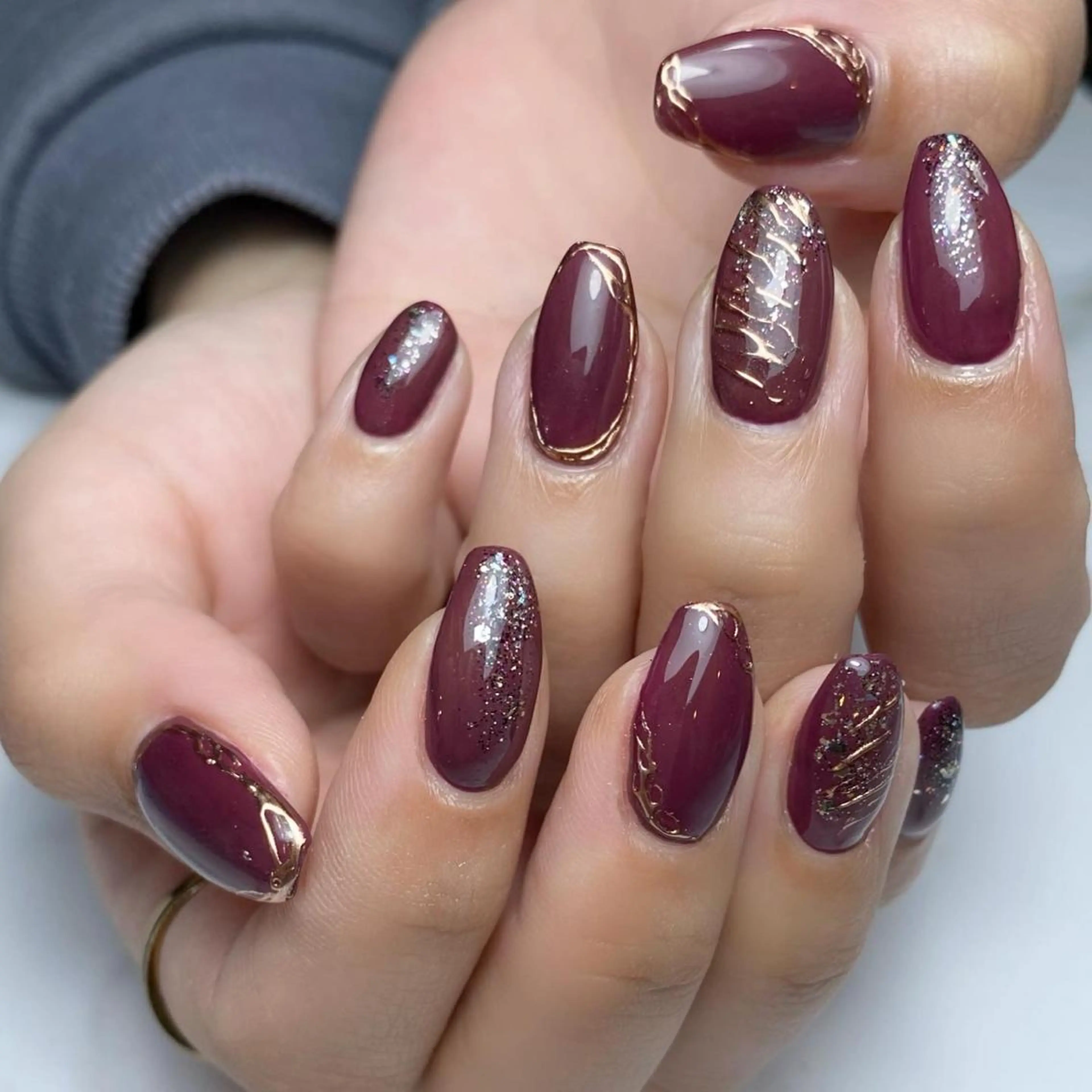 ネイル ミラーネイル ハンドネイル Nail ameria megu所属・ameria meguのネイルデザイン