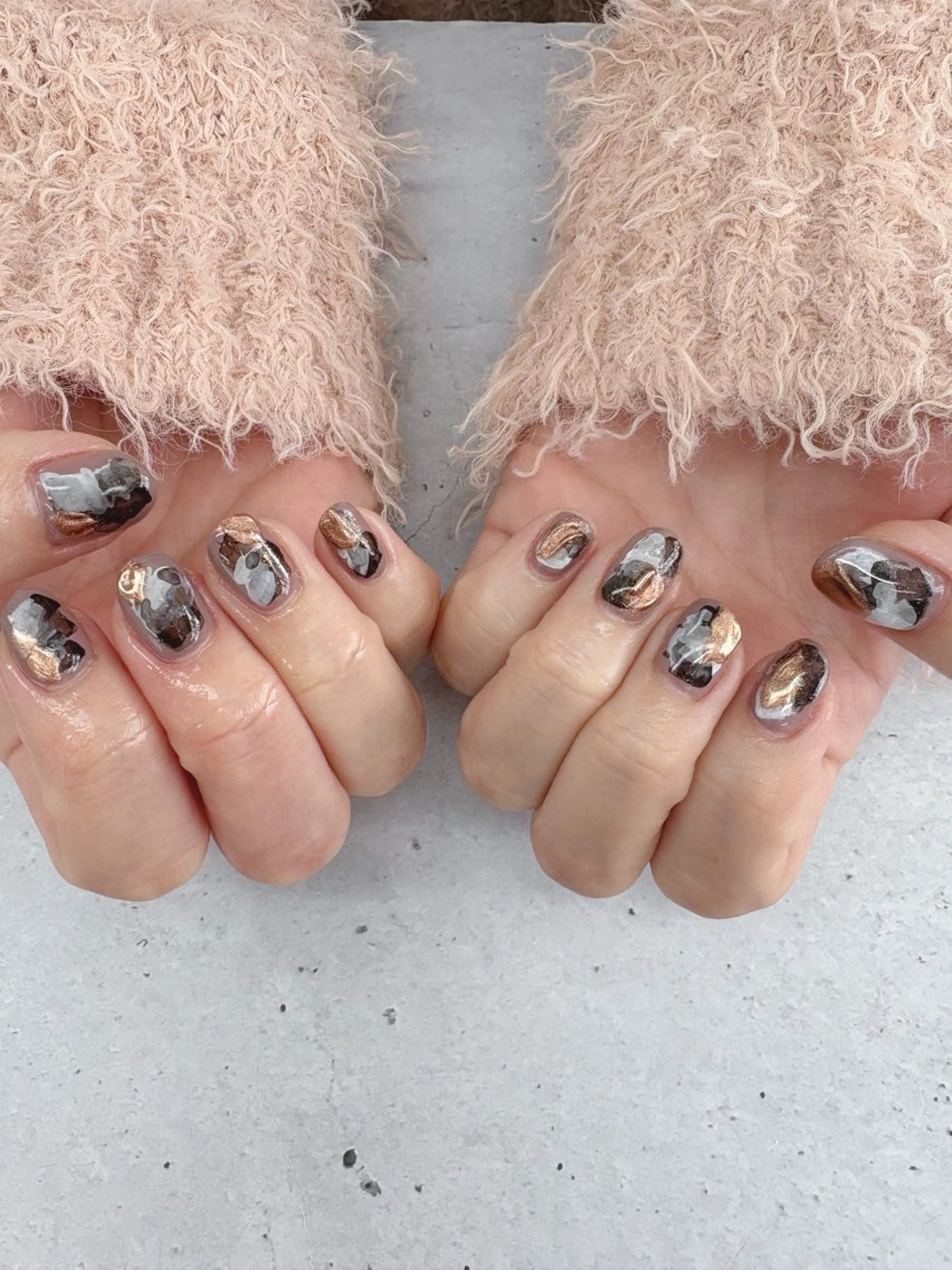 ネイル ニュアンスネイル NailSalon LuireAZUSAのネイルデザイン