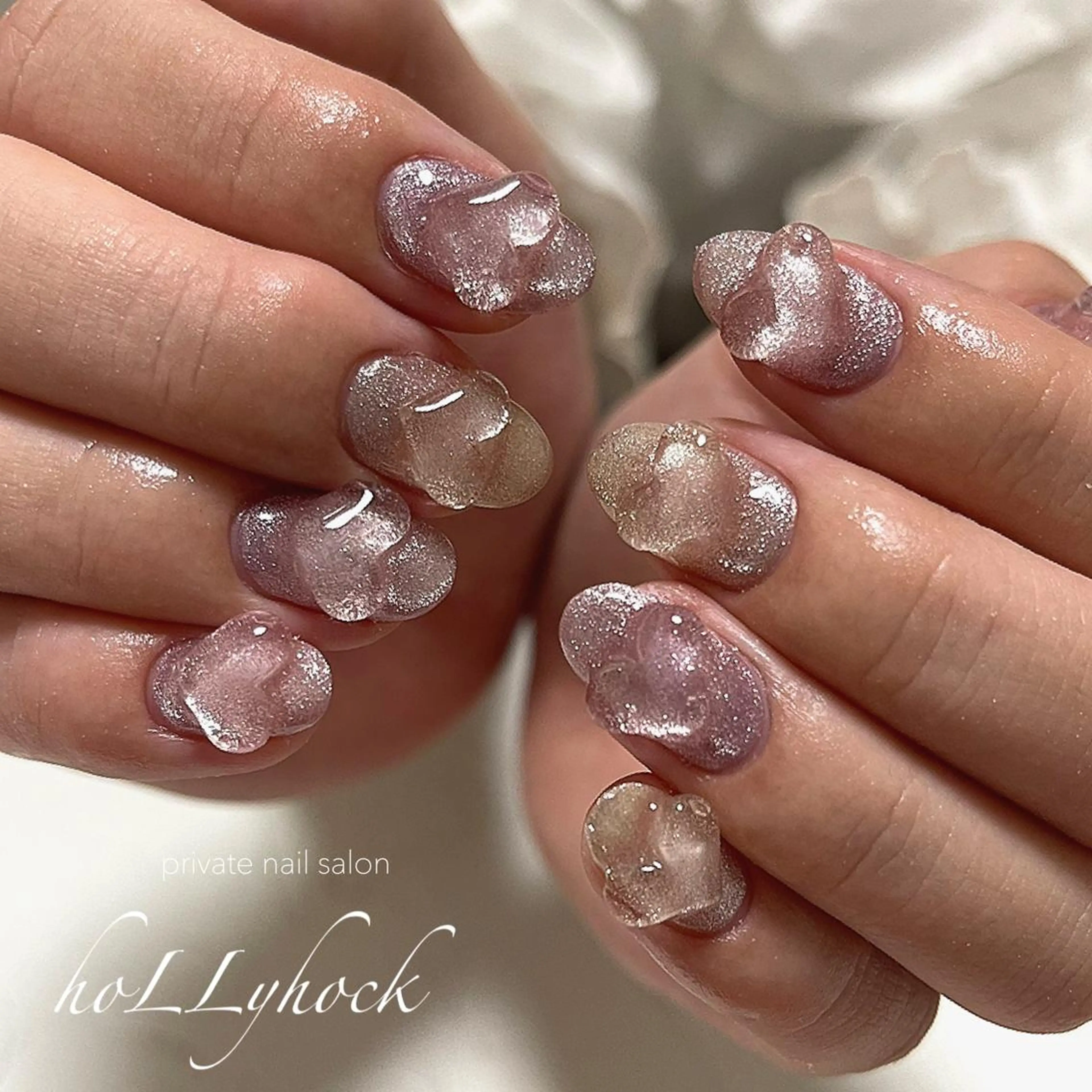 ネイル nail salon hoLLyhockのネイルデザイン