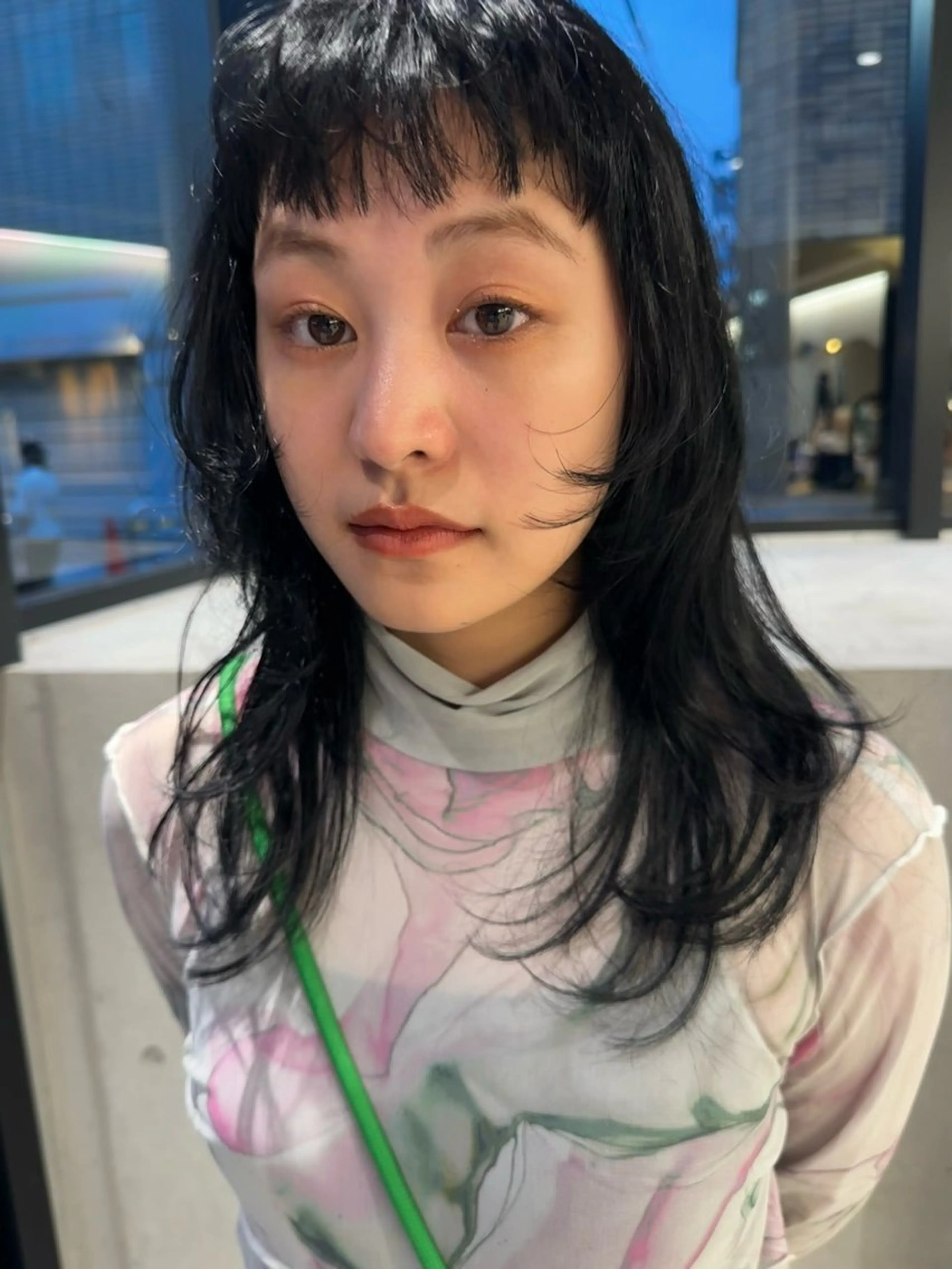 ミディアム カラー カット ヘアカラー お悩み解決パーマ hana🩰のヘアスタイル