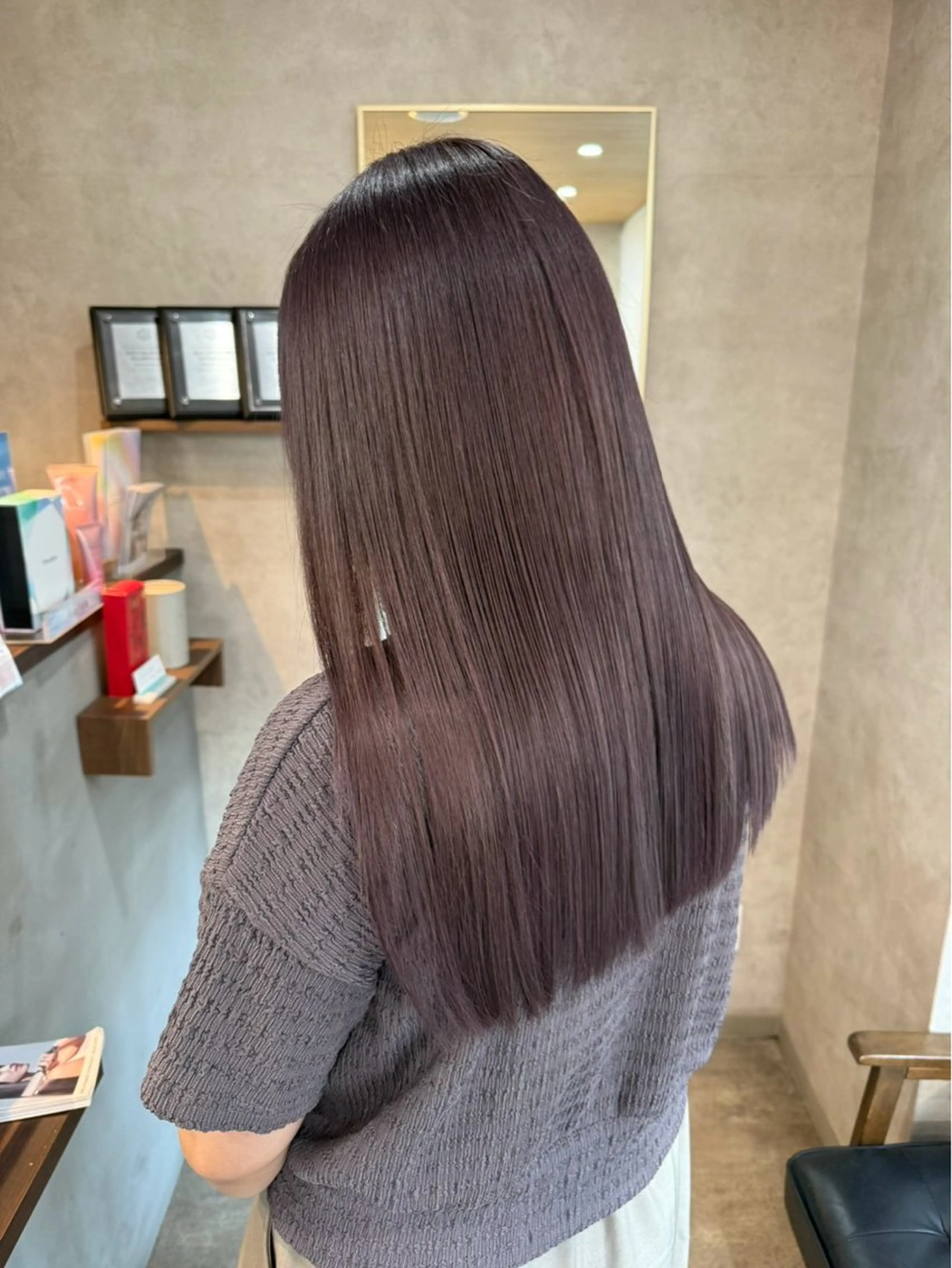 ロング ヘアカラー 佐藤 はんとのヘアスタイル