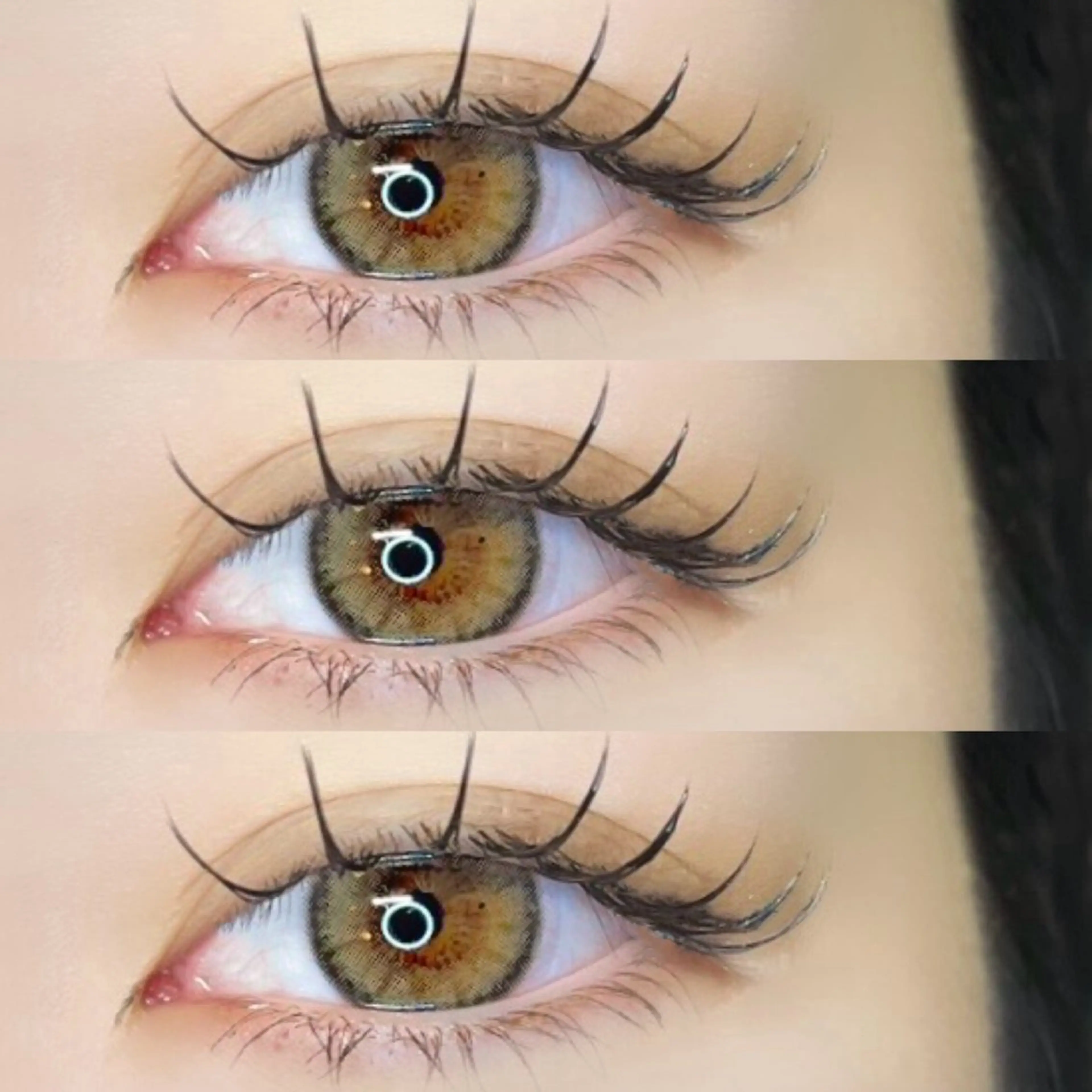 エクステ100本の写真