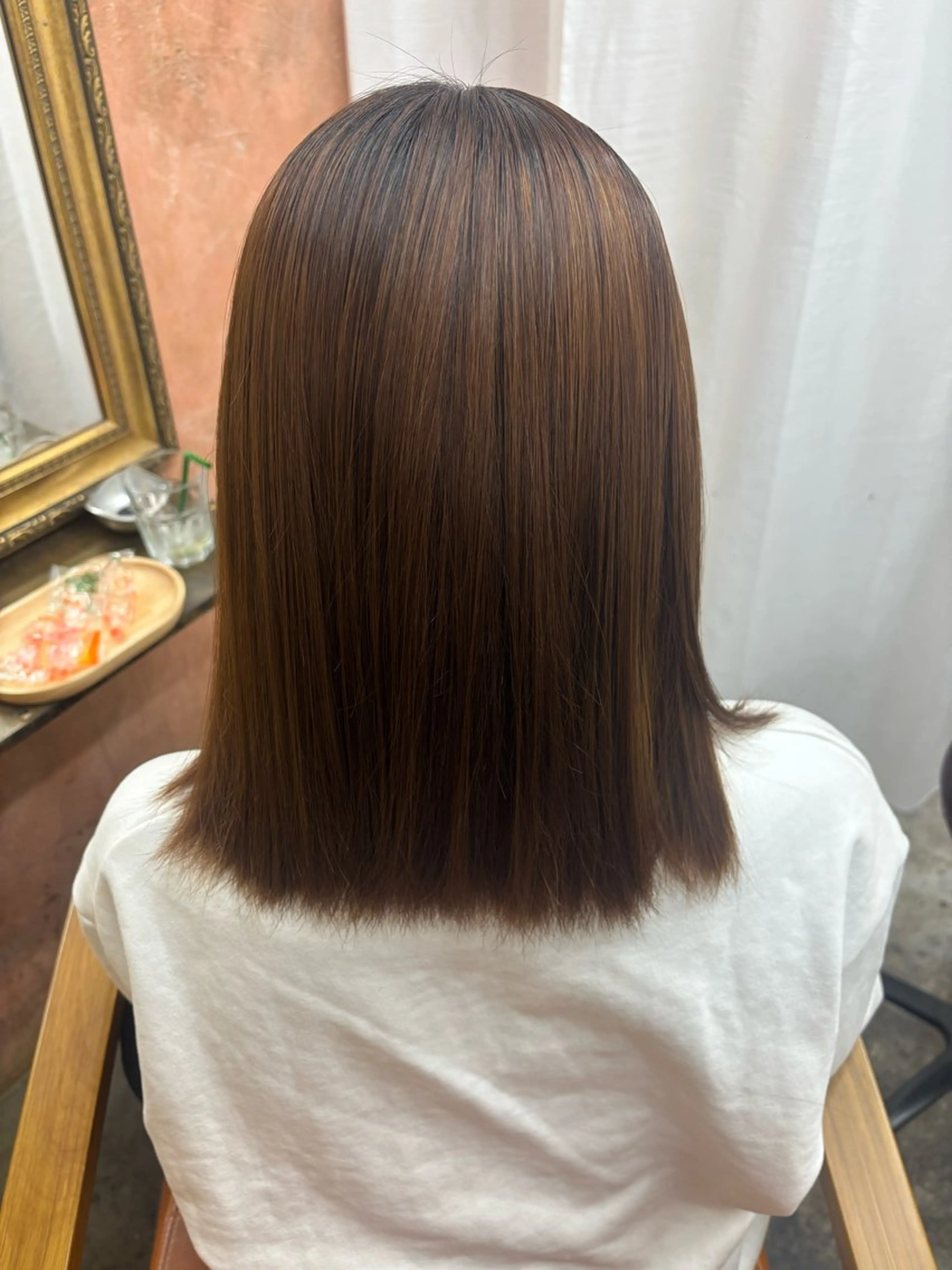 縮毛矯正 大本 涼風のヘアスタイル