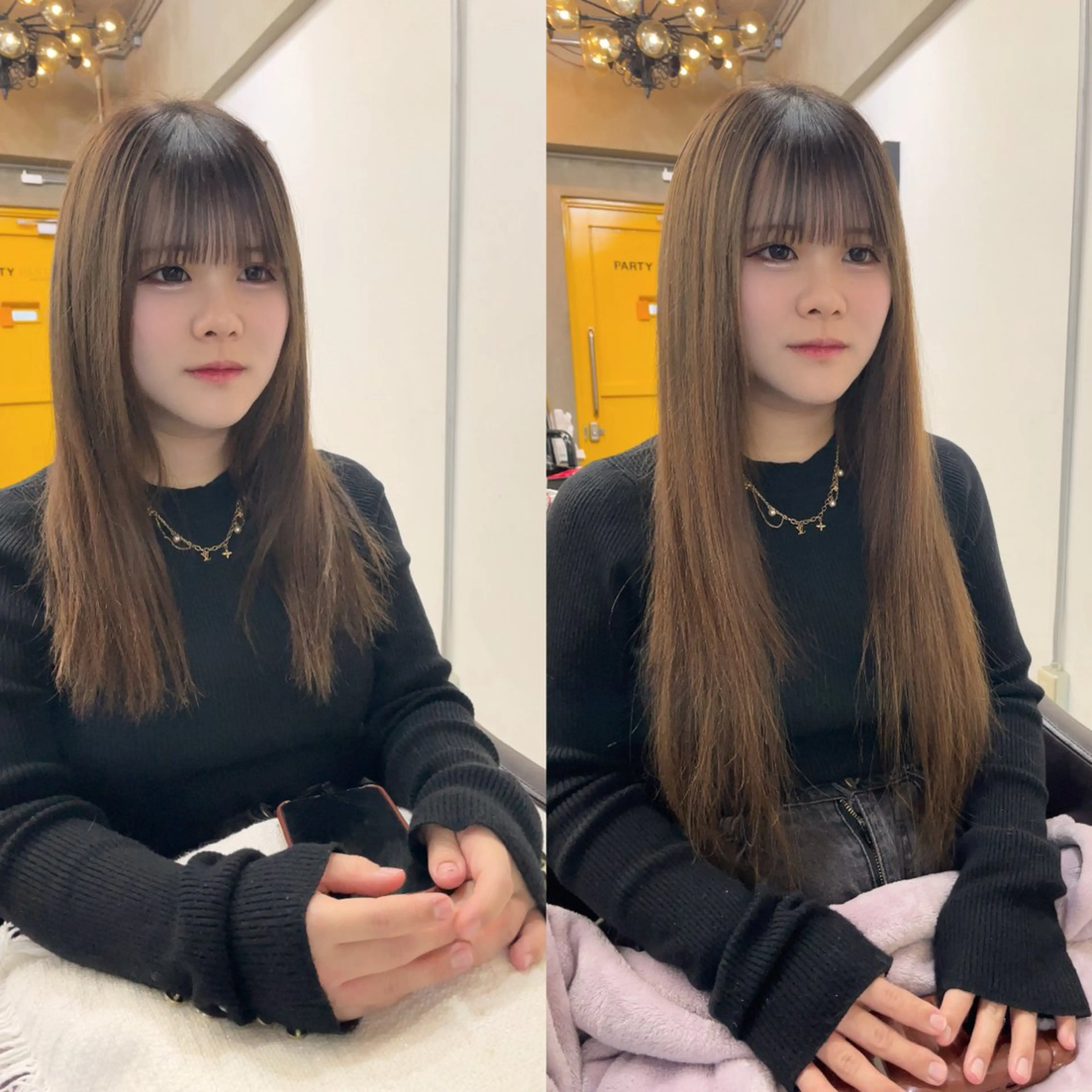 ロング エクステ プルエクステ界隈 ハイトーン/カツオ✨のヘアスタイル