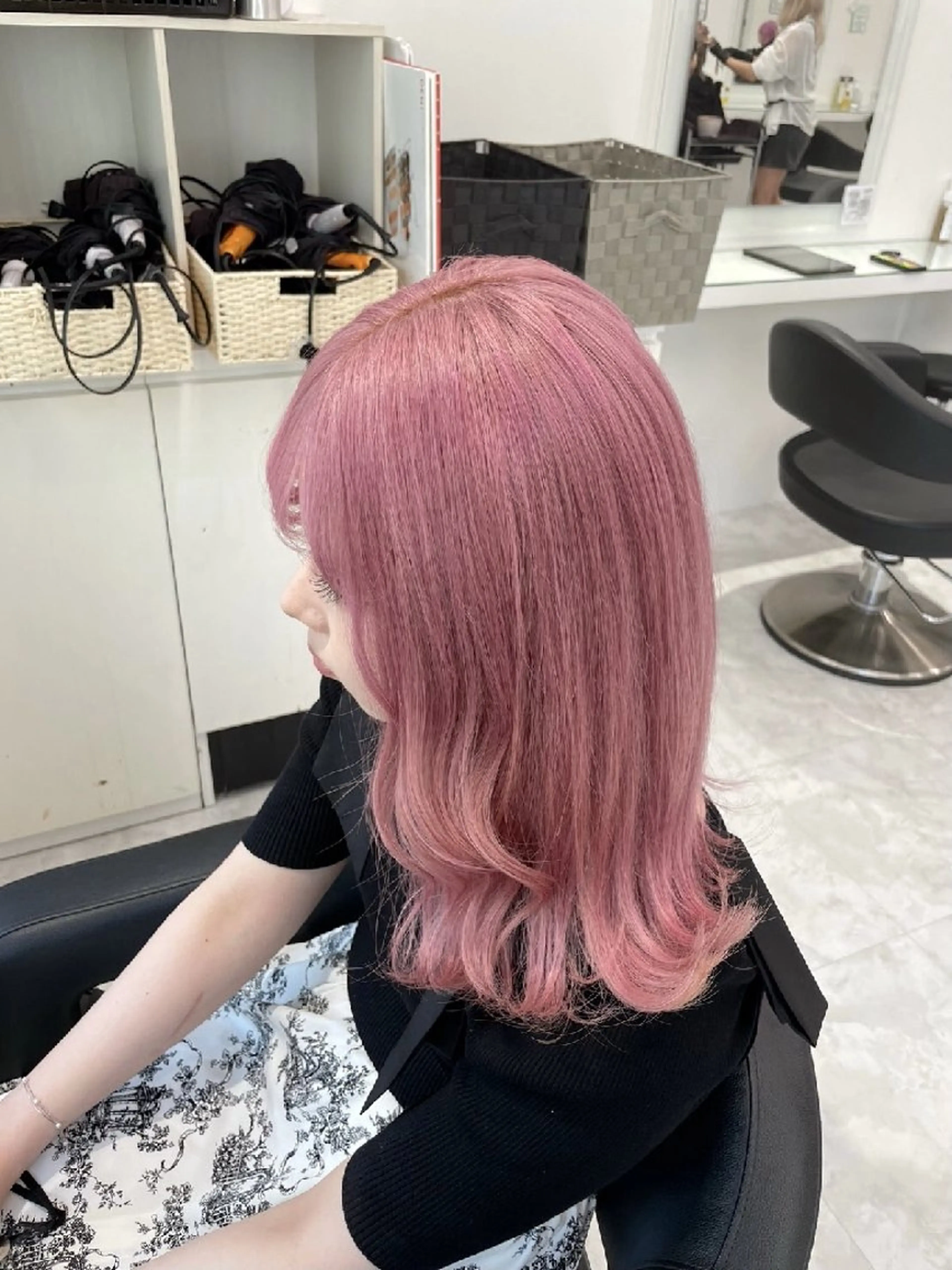 ミディアム ヘアアレンジ カラー ヘアカラー トリートメント ヘッドスパ ヘアセット 🪞【公式】表参道 🪞knot🪞のヘアスタイル