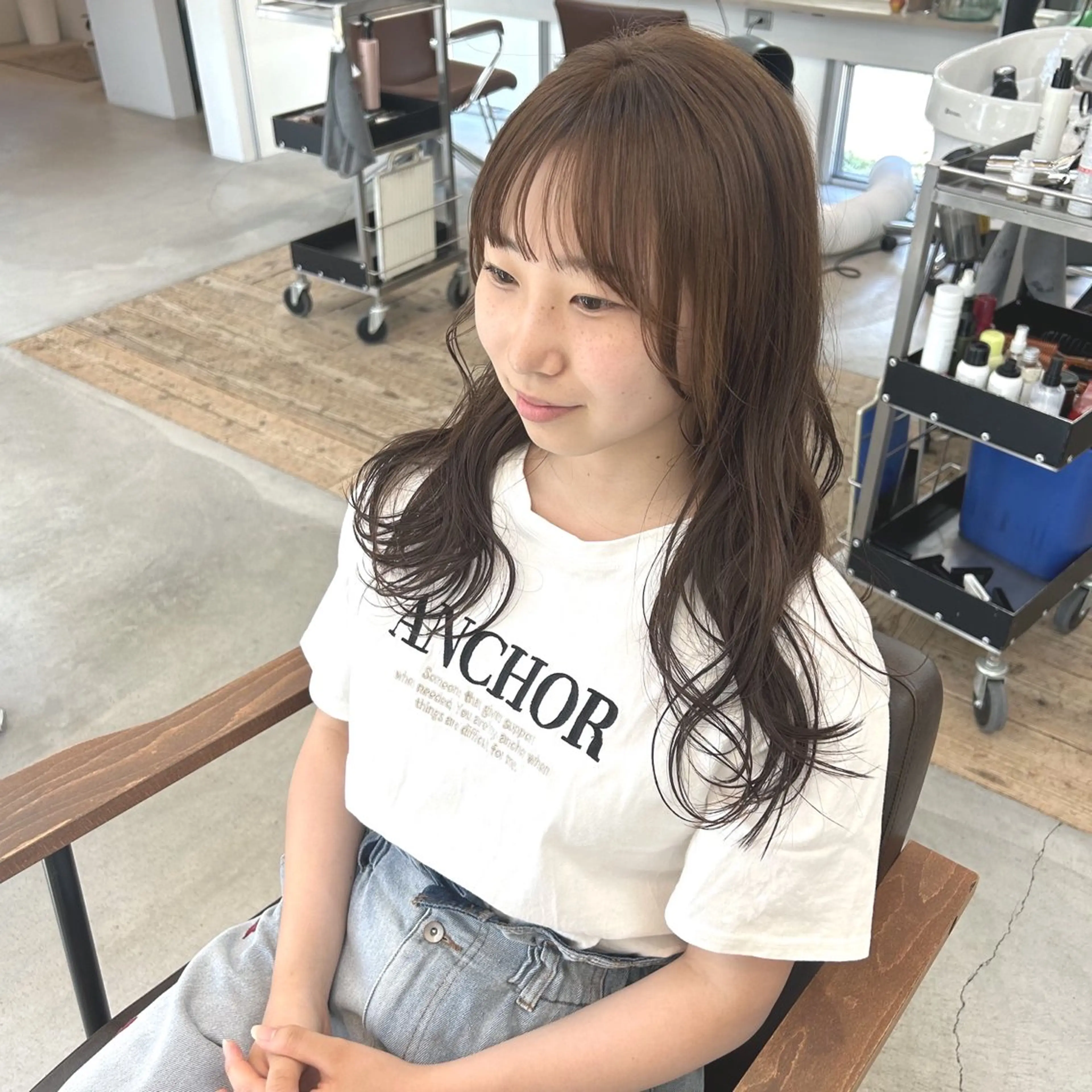 ロング ヘアカラー kachina所属・綿貫 美雪のヘアスタイル