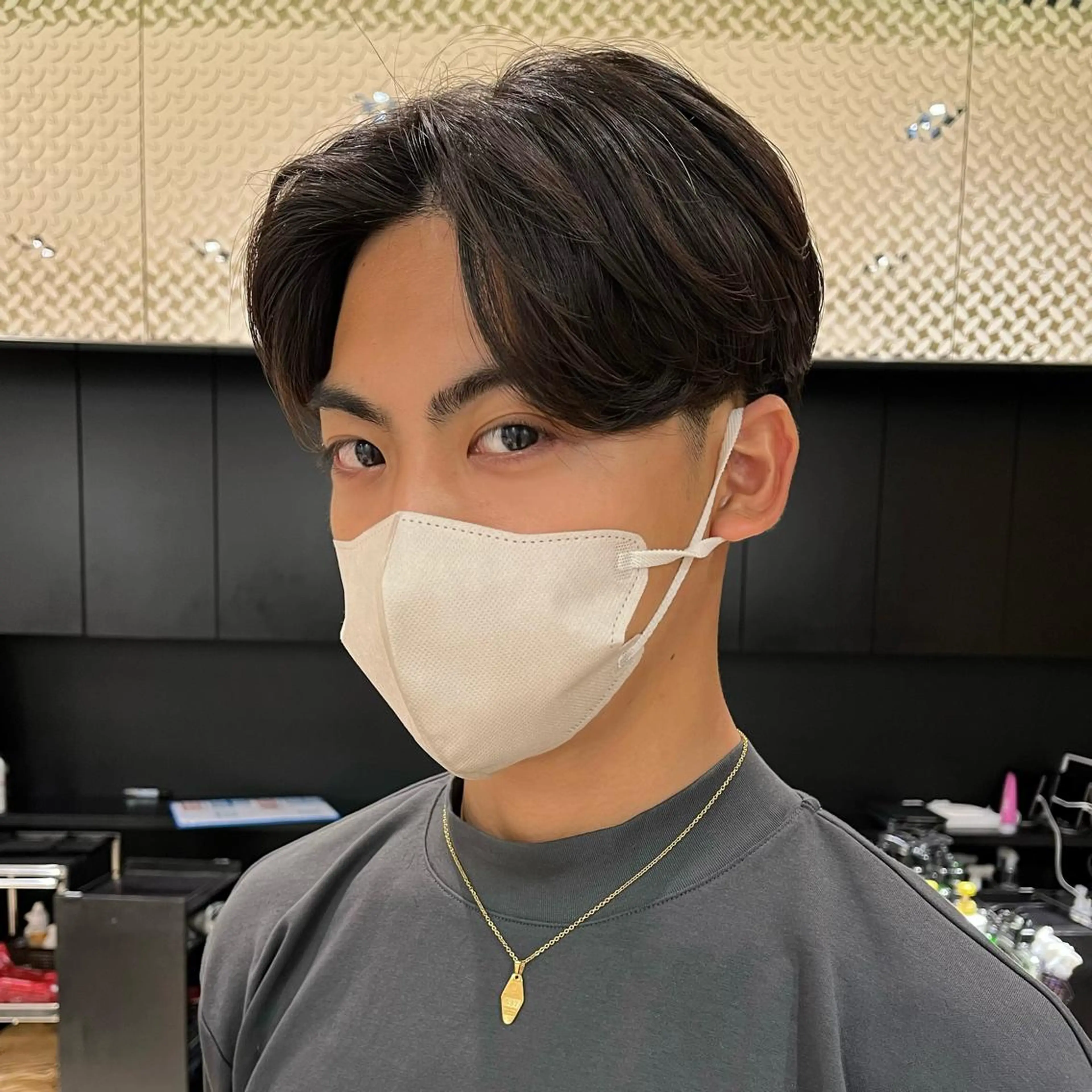 パーマ メンズ センターパート メンズパーマ ニュアンスパーマ 早朝セット☀️ レイヤー/Momoのヘアスタイル