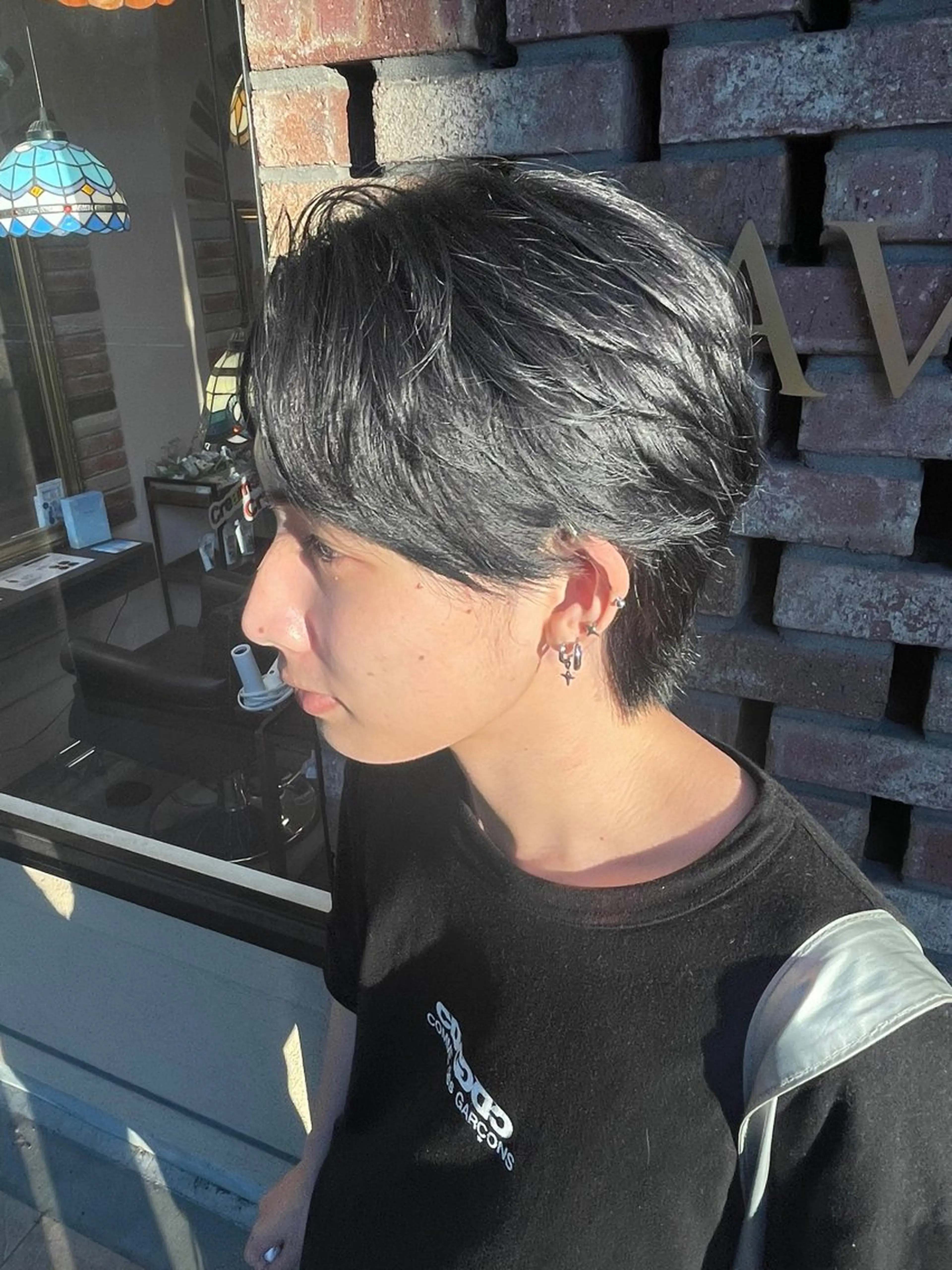 ショート メンズ 濱岸 蓮央のヘアスタイル