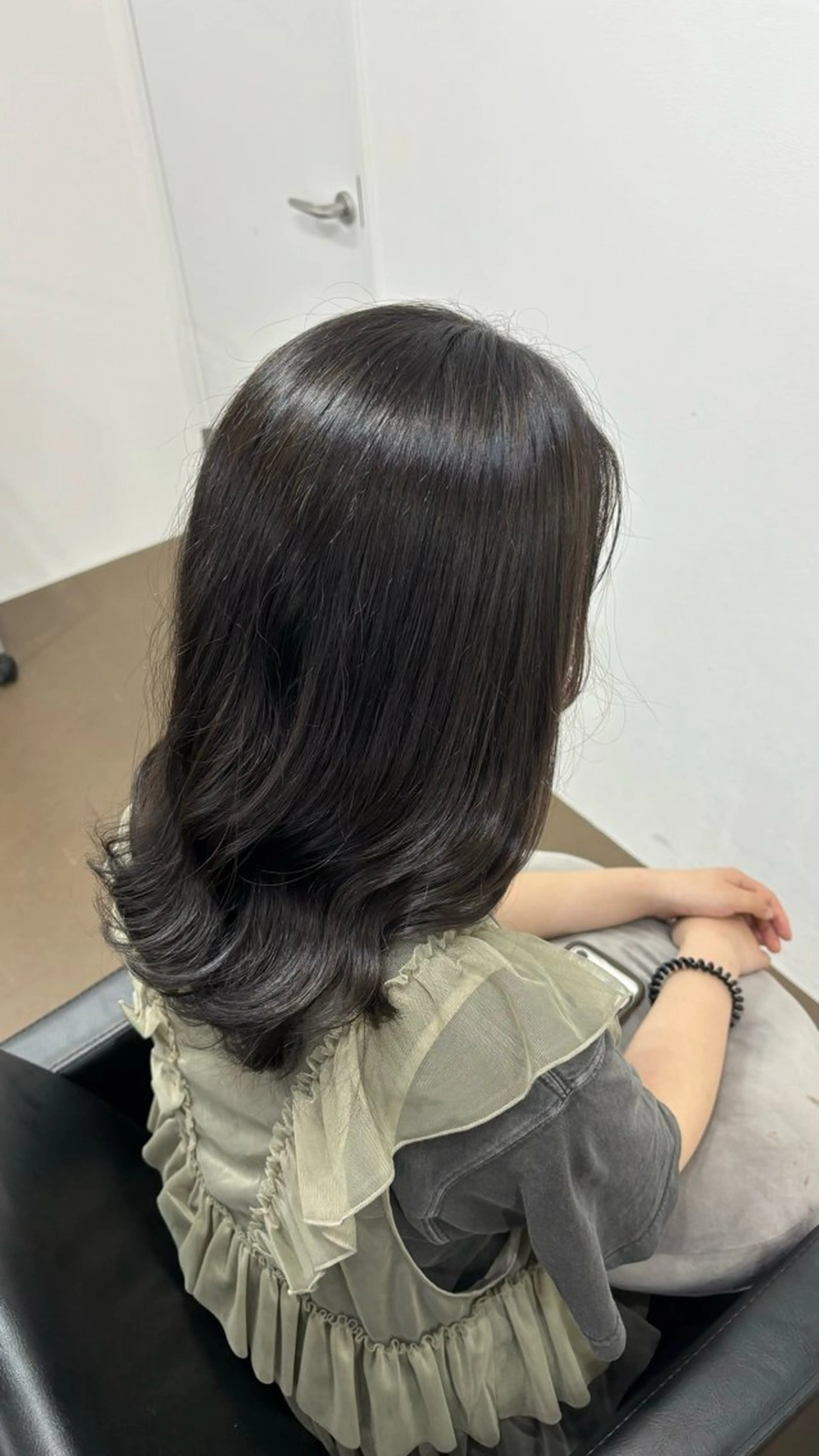 セミロング ヘアカラー トリートメント 【ioe 岡本】 🎀NOKO🎀のヘアスタイル