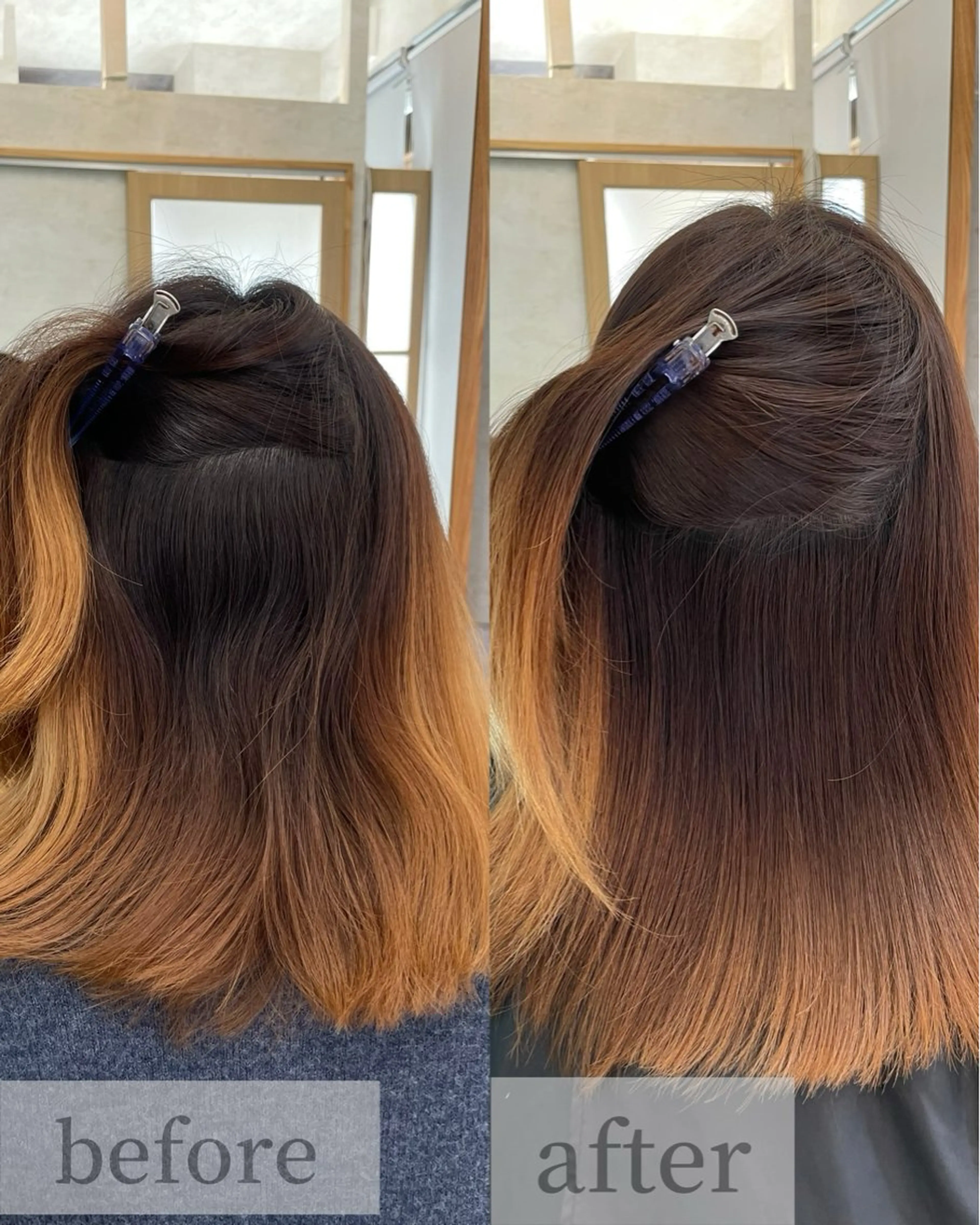 ミディアム パーマ カット 縮毛矯正 トリートメント 高橋 芽衣のヘアスタイル