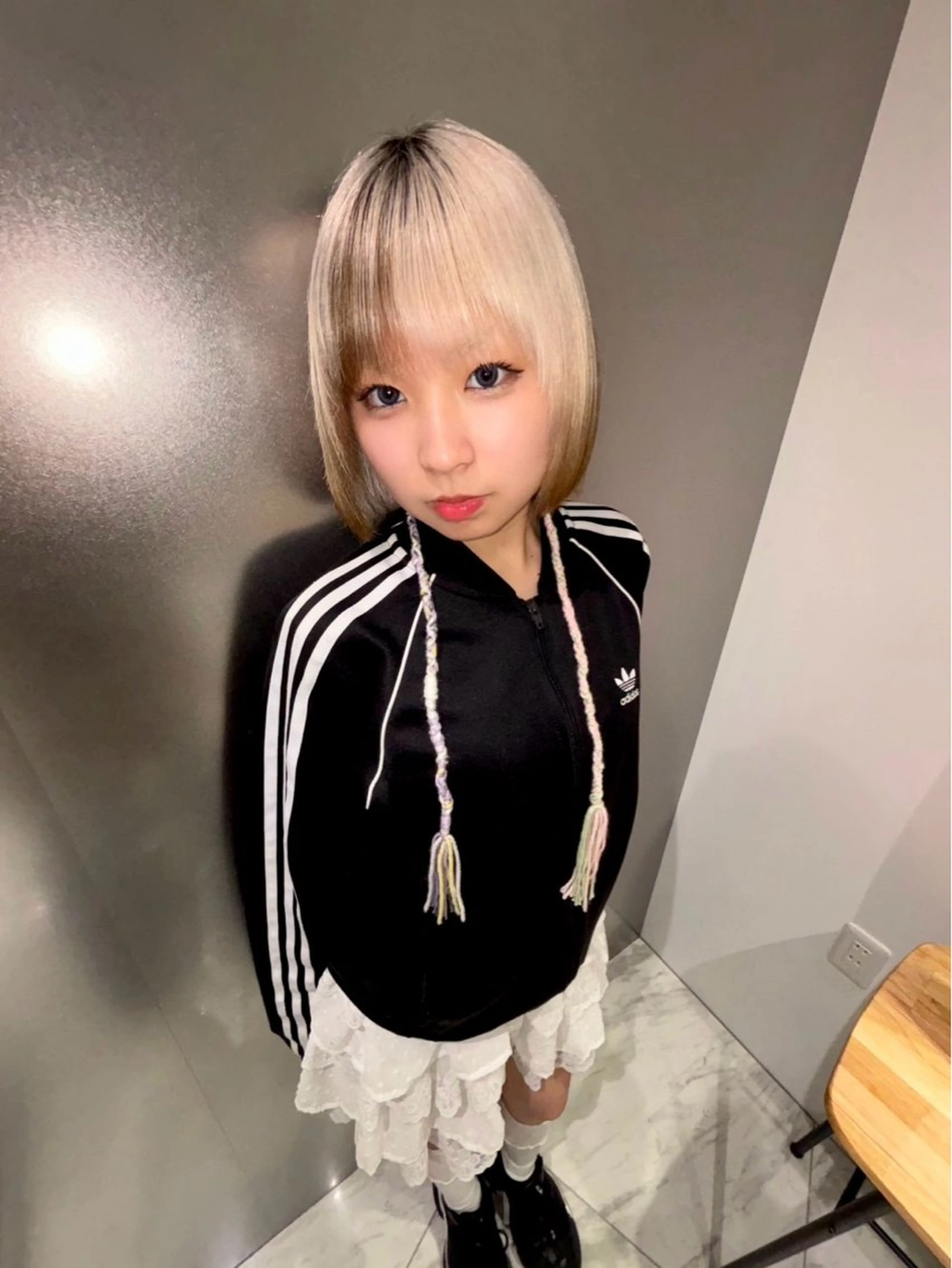 ショート カラー ヘアアレンジ ⭐︎ハイトーン /レイヤー✩momoのヘアスタイル