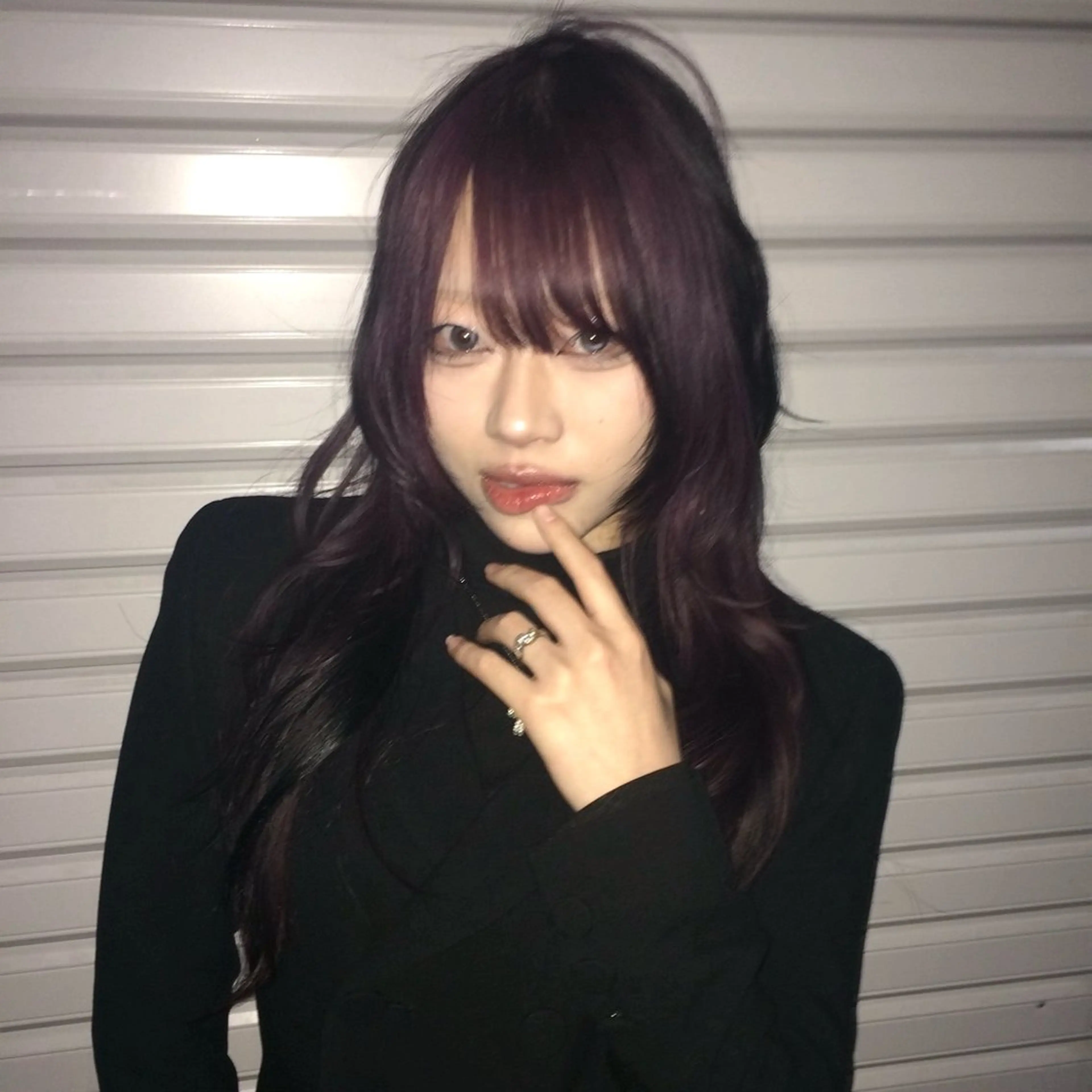 ロング ヘアカラー にちか /似合う個性派カラーのヘアスタイル