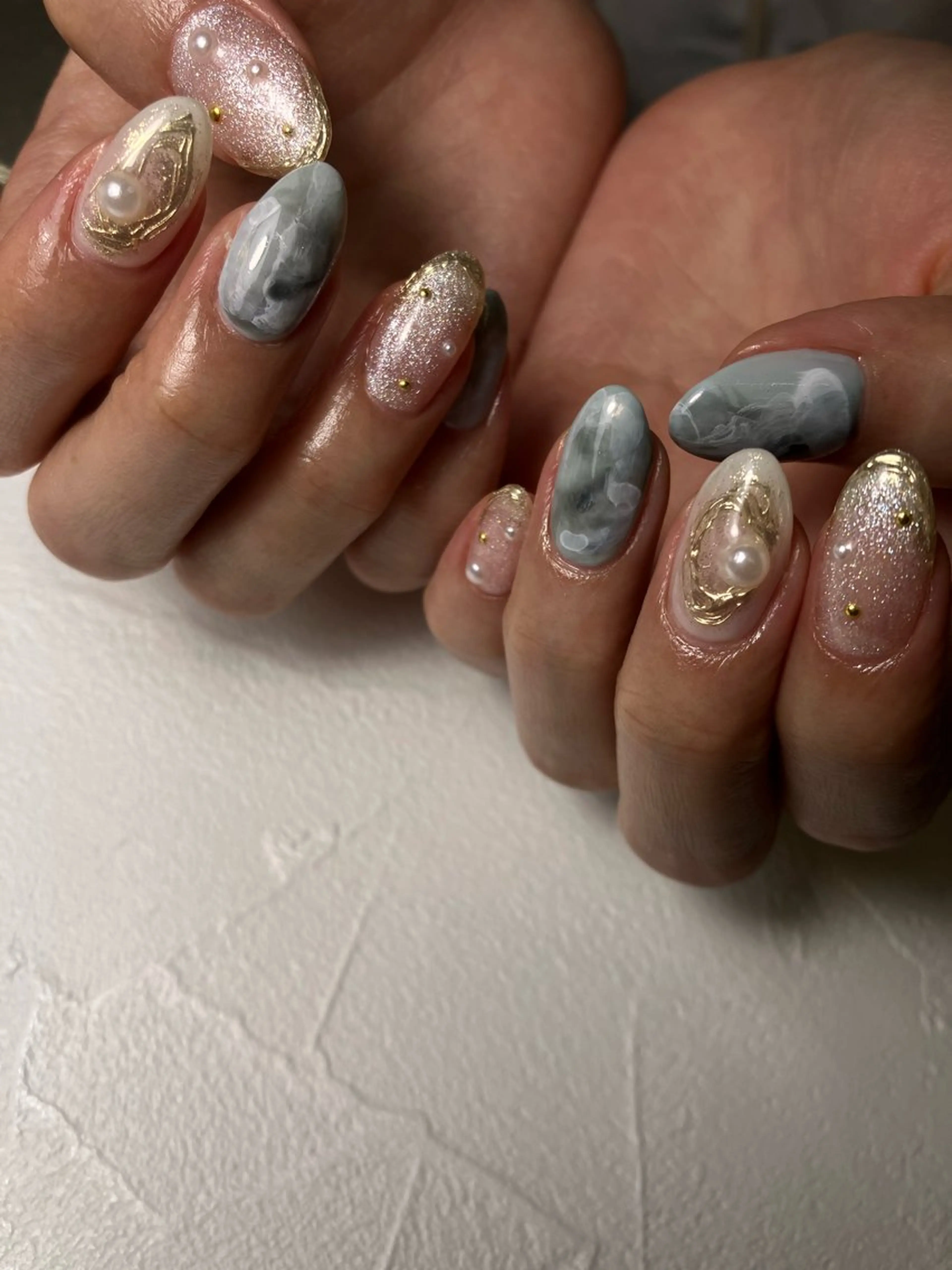 ネイル ハンドネイル PEACE minariのネイルデザイン