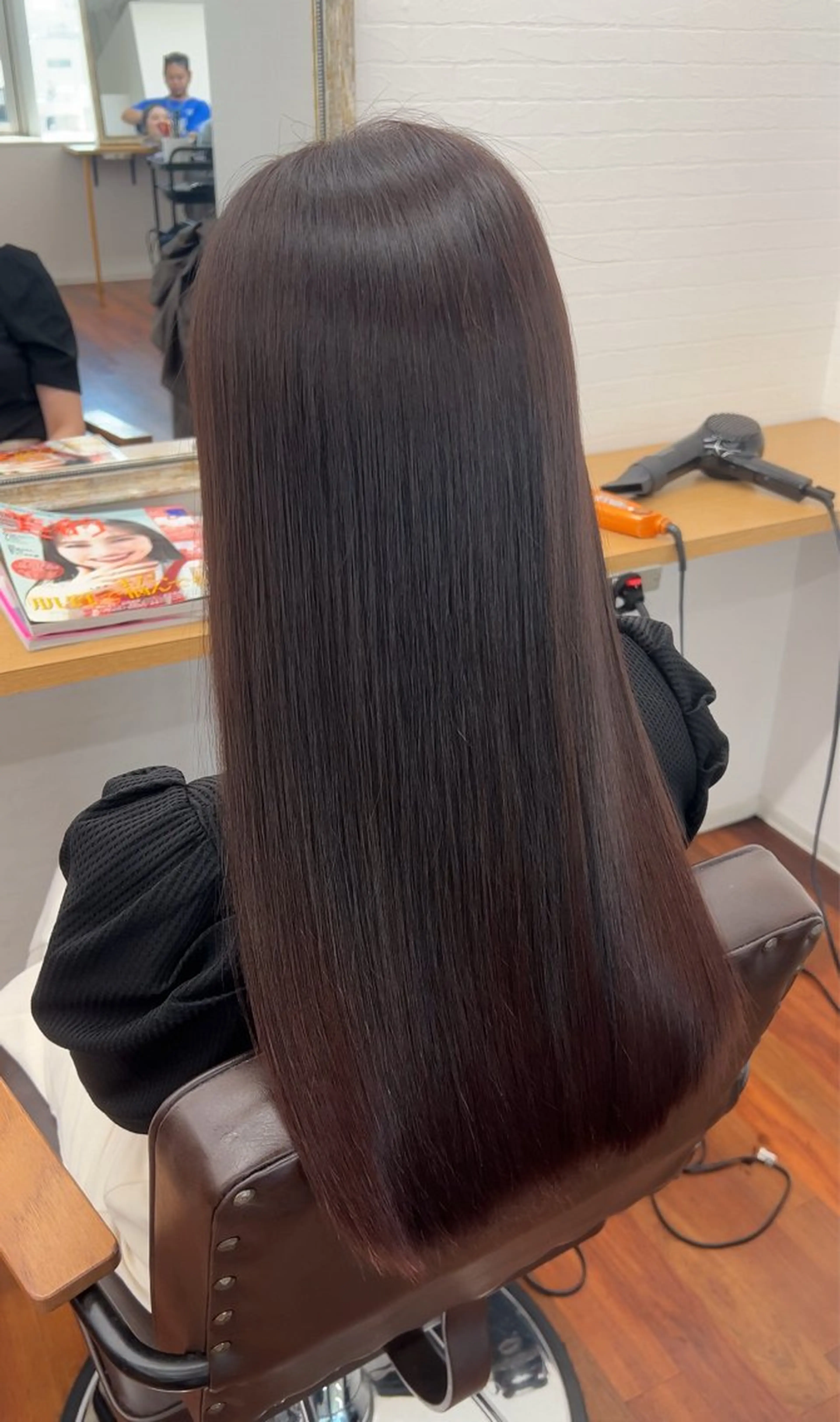 ロング 縮毛矯正 トリートメント GRAN LUSSO岡山駅前【グランルッソ】所属・GRAN LUSSO 【MIHARU】のヘアスタイル