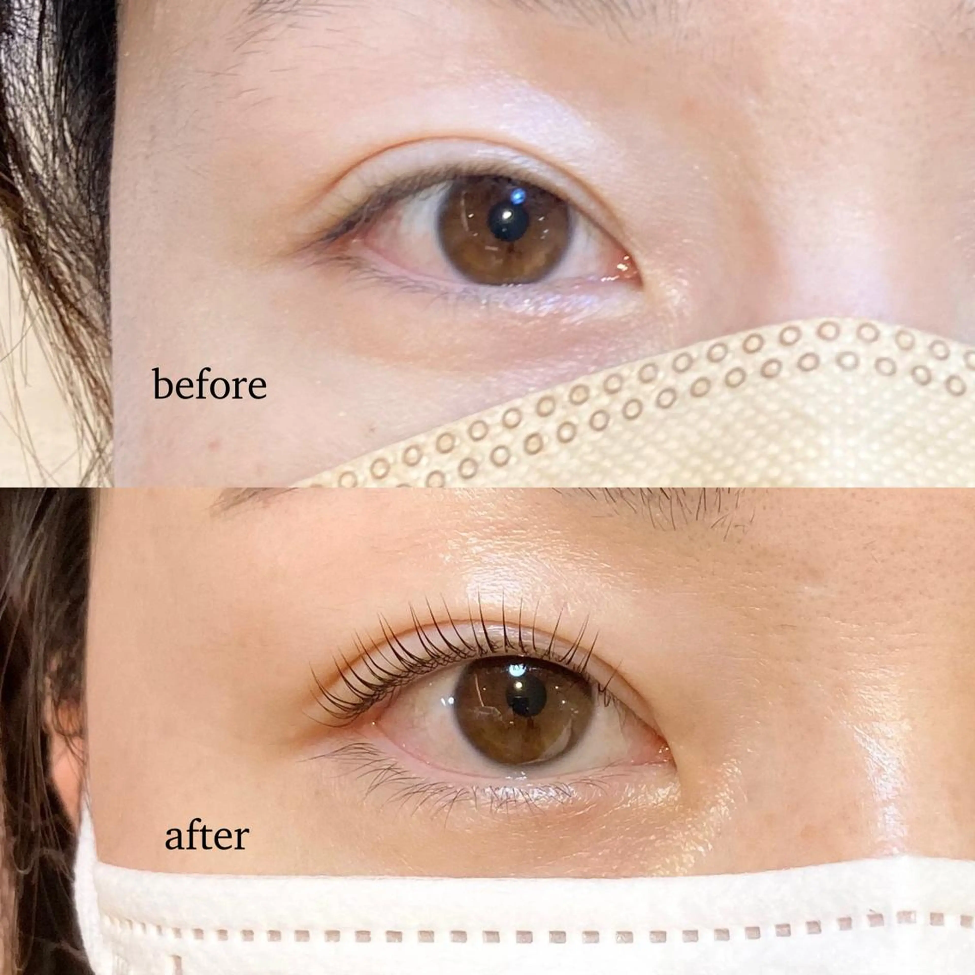 キッズ マツエク・マツパ パリジェンヌラッシュリフト 一重×まつ毛パーマ sola: neolive出沼のマツエク・マツパデザイン