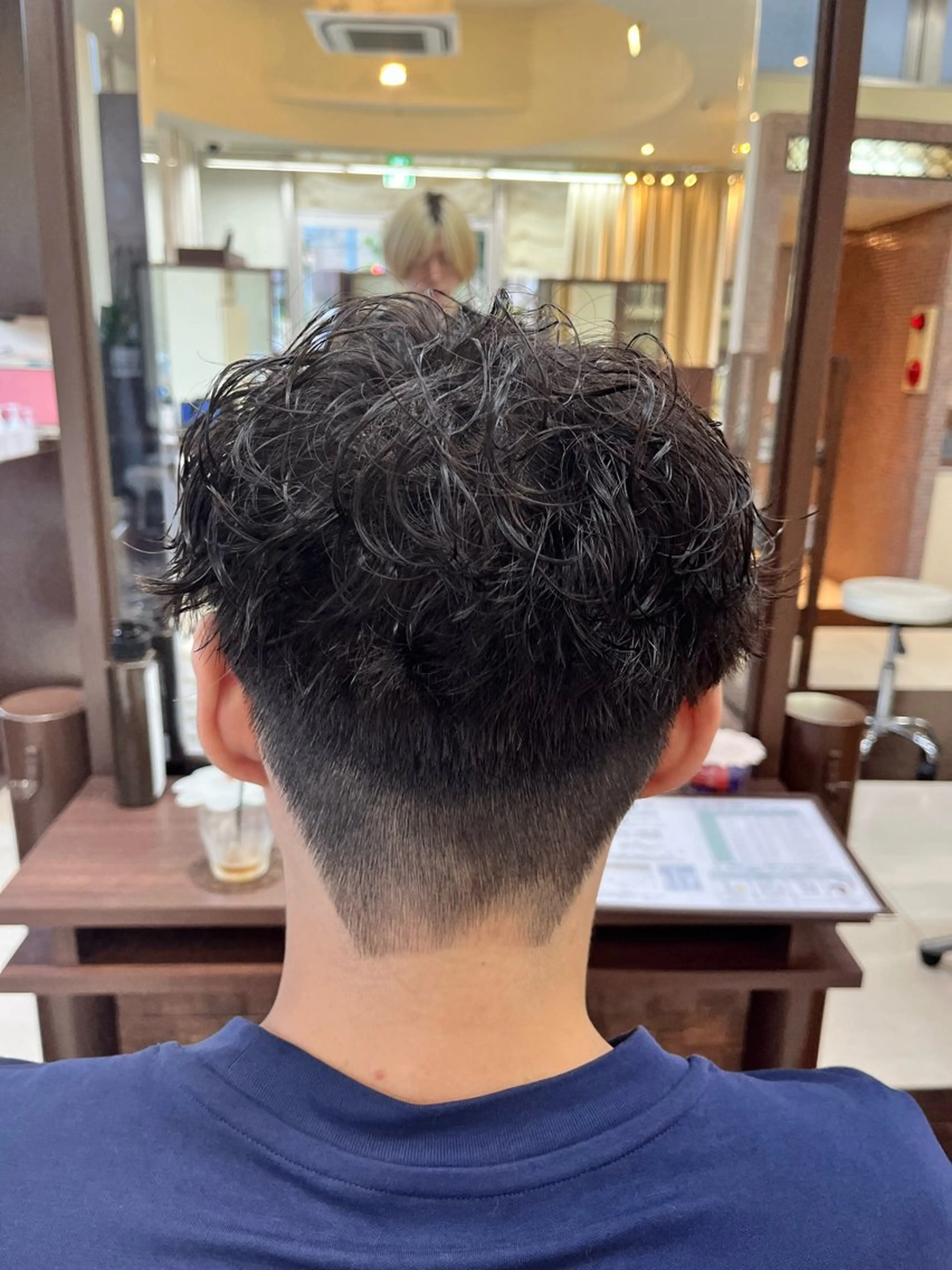 ショート パーマ メンズ マッシュ メンズパーマ 🧊メンズ特化🧊 高木航希のヘアスタイル