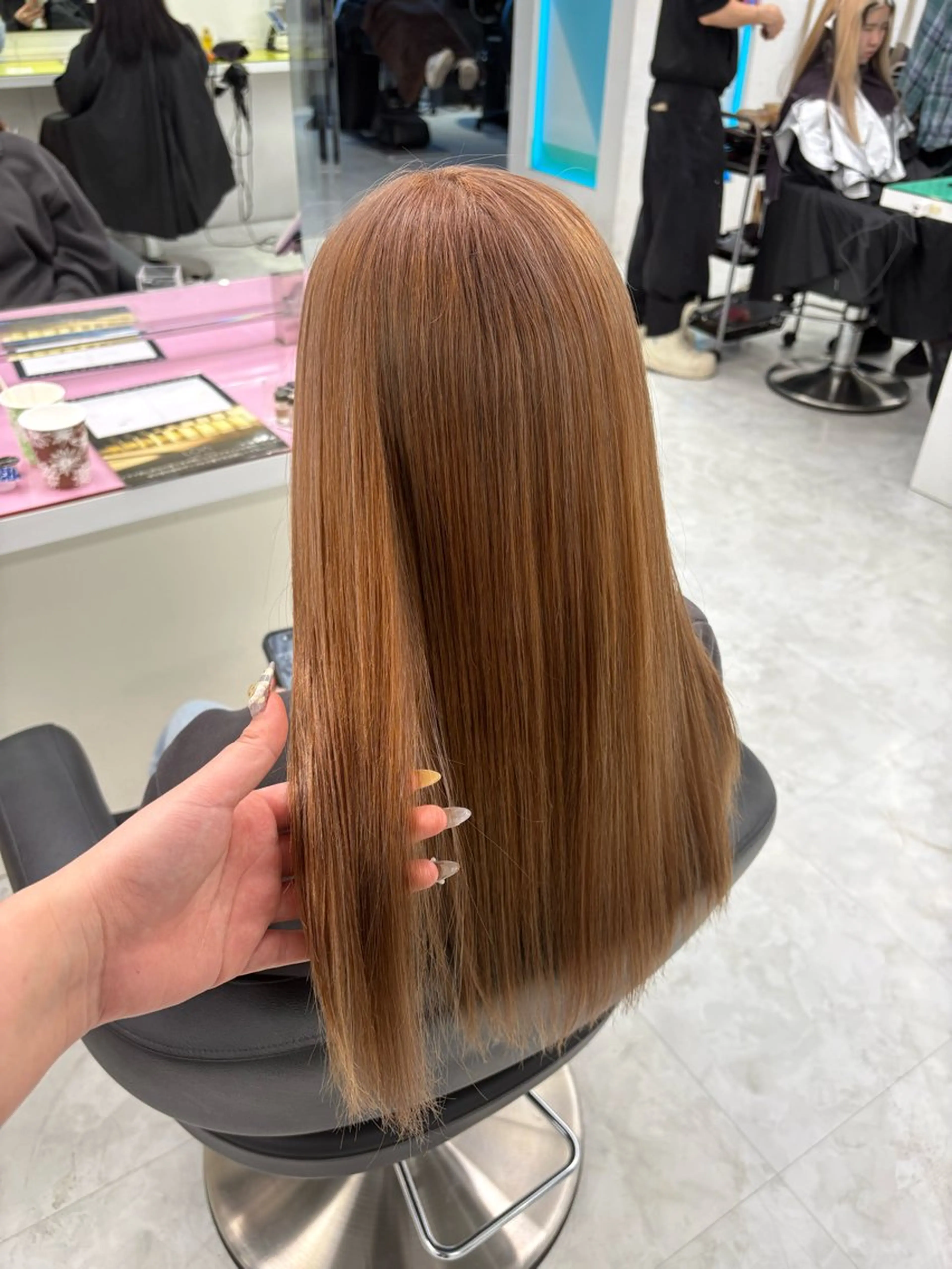 ロング カラー ヘアカラー 透明感ヘア/ベージュ 🩶shiho🩶のヘアスタイル