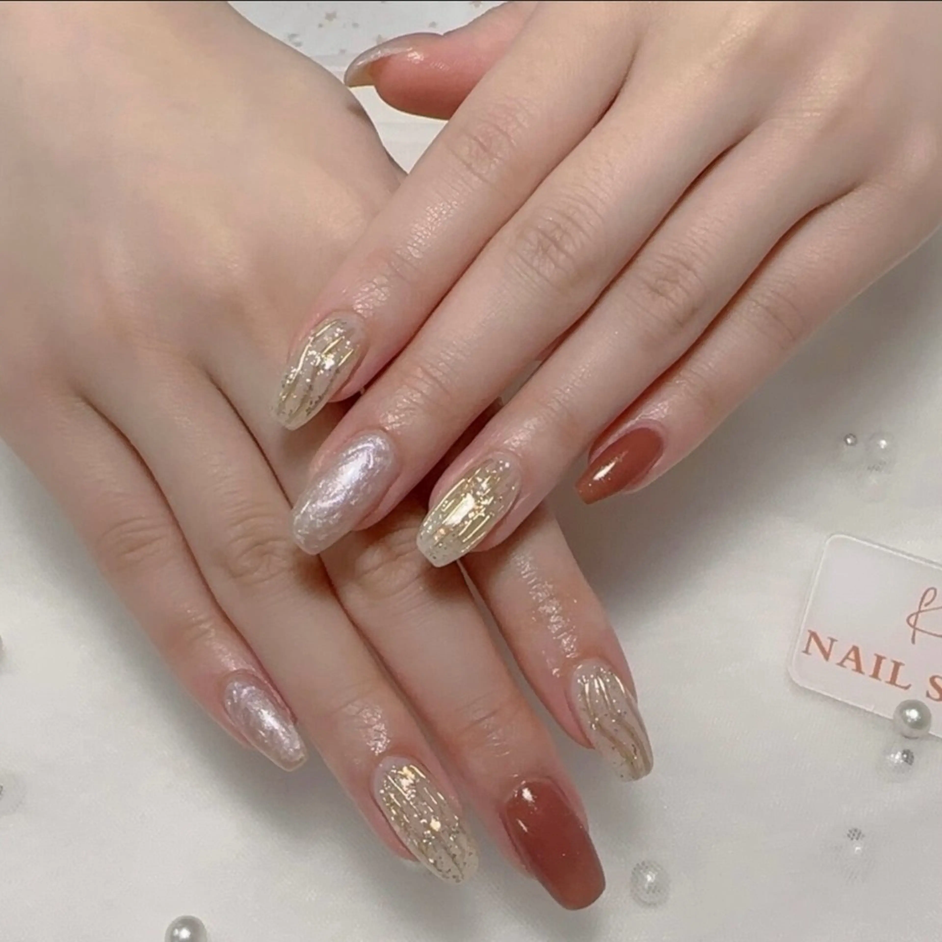 ネイル アートネイル フレンチネイル ジェルネイル グラデーション 韓国ネイル ハンドネイル ハンドケア さくら💮💮 【オフ無料】のネイルデザイン