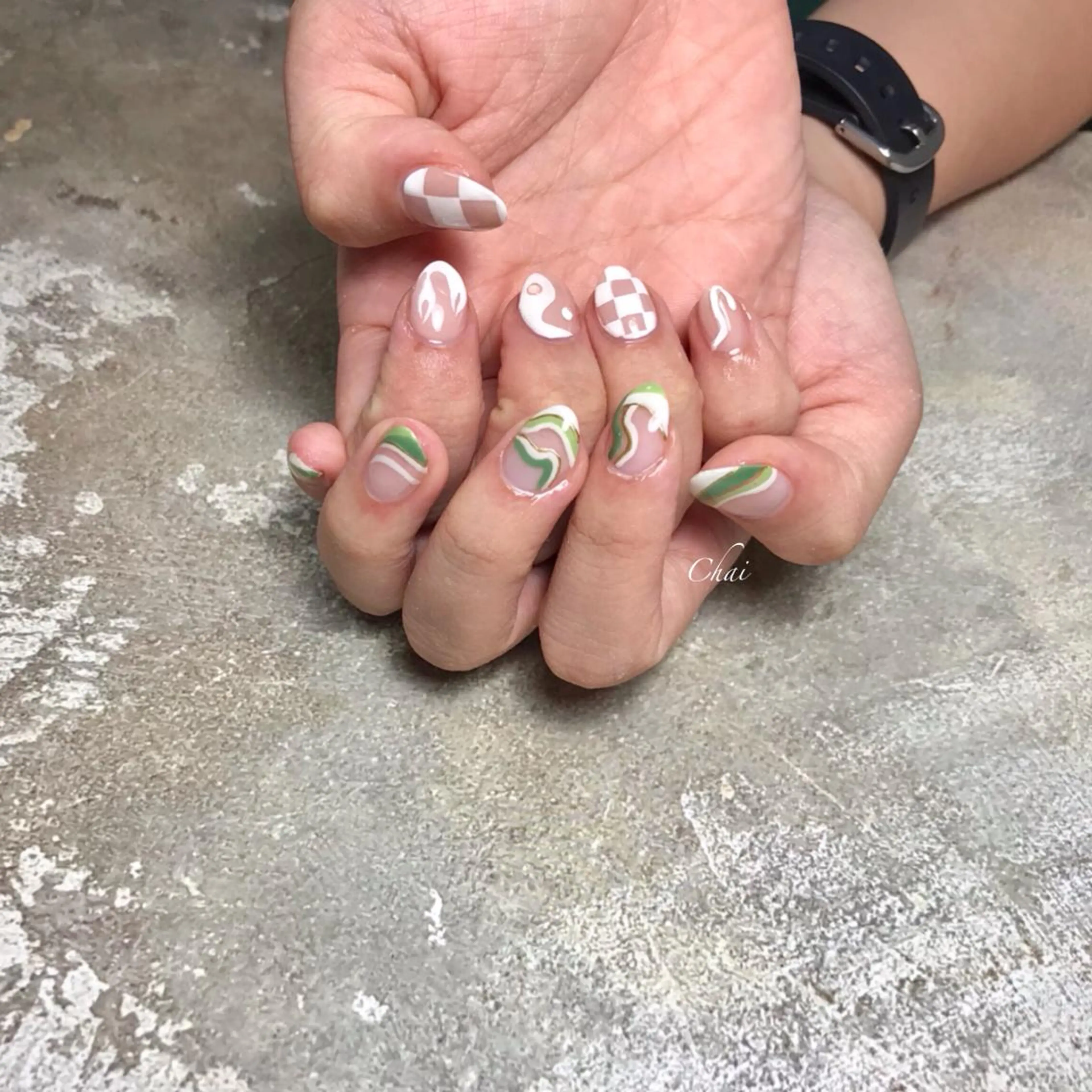 ネイル ハンドネイル 💅chainail _aiのネイルデザイン