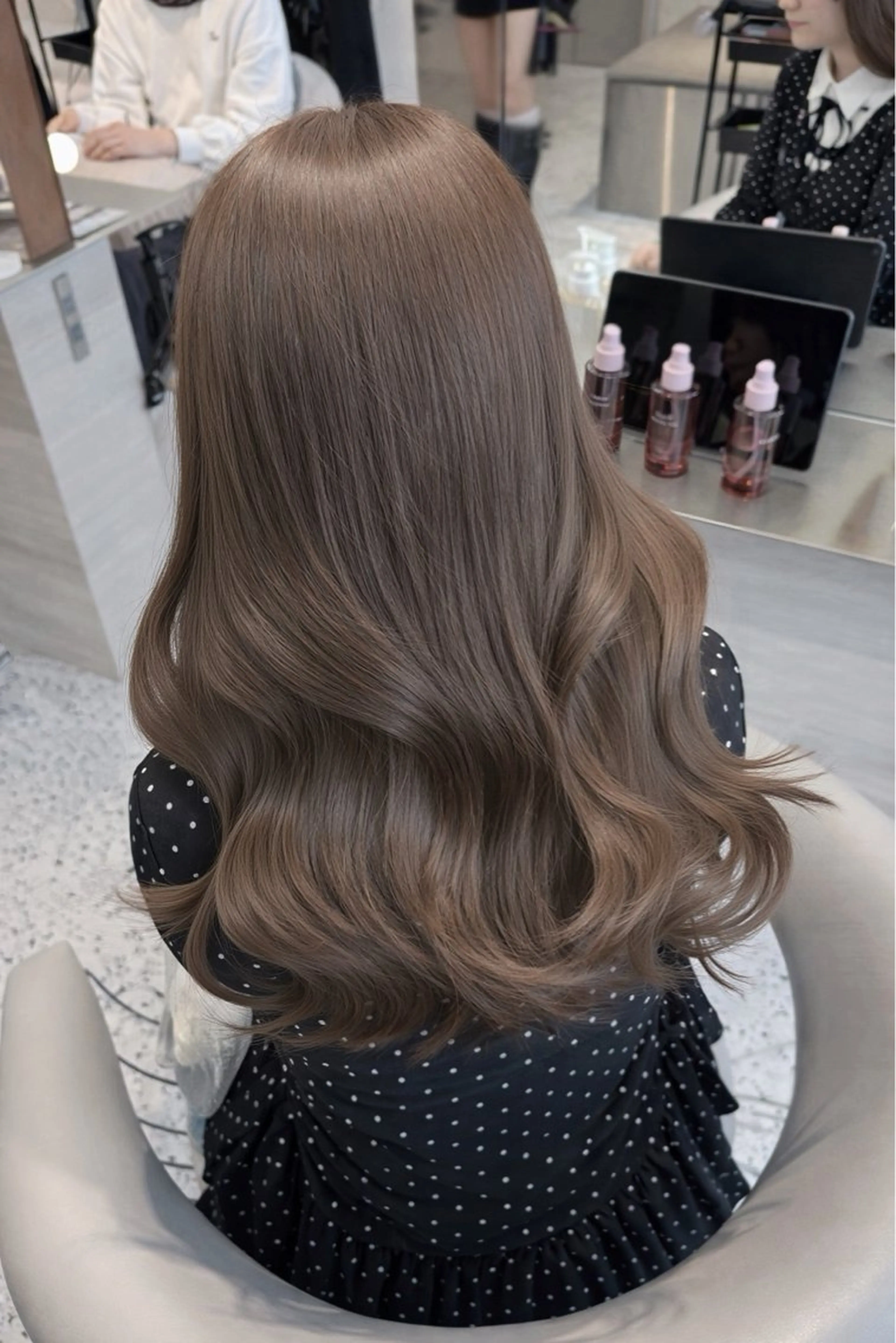 ロング カット ヘアカラー トリートメント 似合わせレイヤー / minami ⟡.·のヘアスタイル