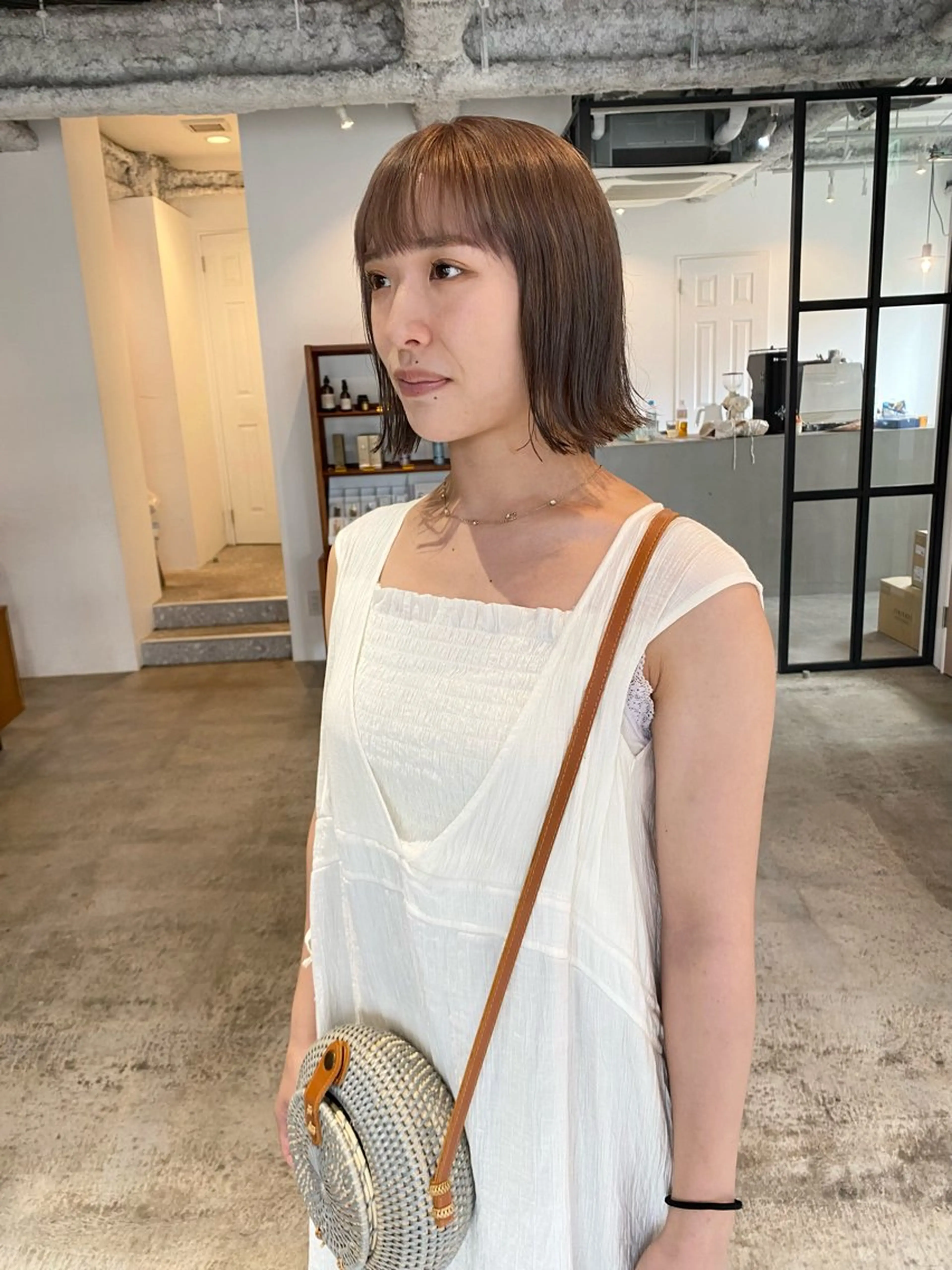 ショート カラー カット ヘアカラー トリートメント Hayashi Shioriのヘアスタイル