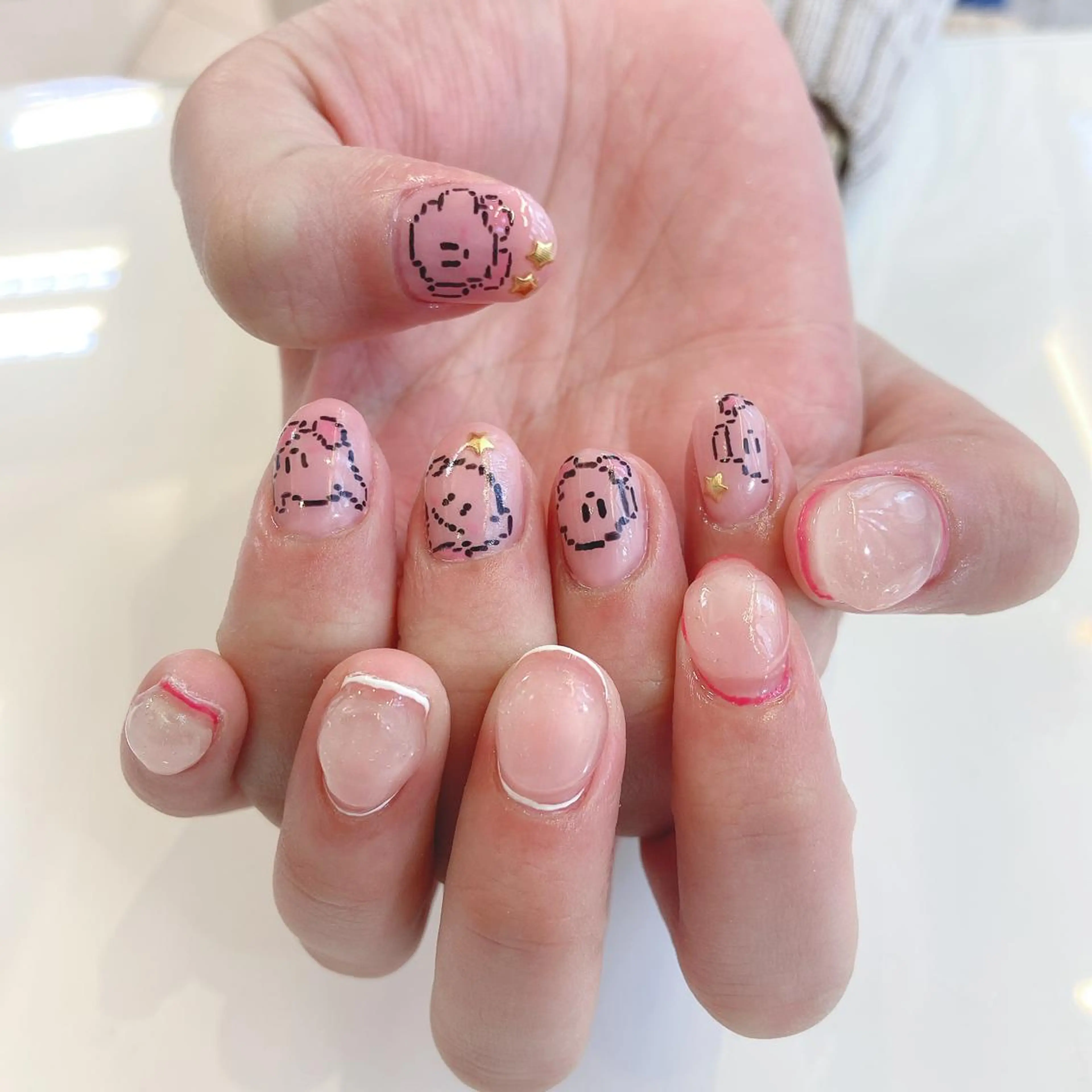 ネイル 韓国風✨髪質改善✨ 縮毛矯正✨松浦知奈美のヘアスタイル