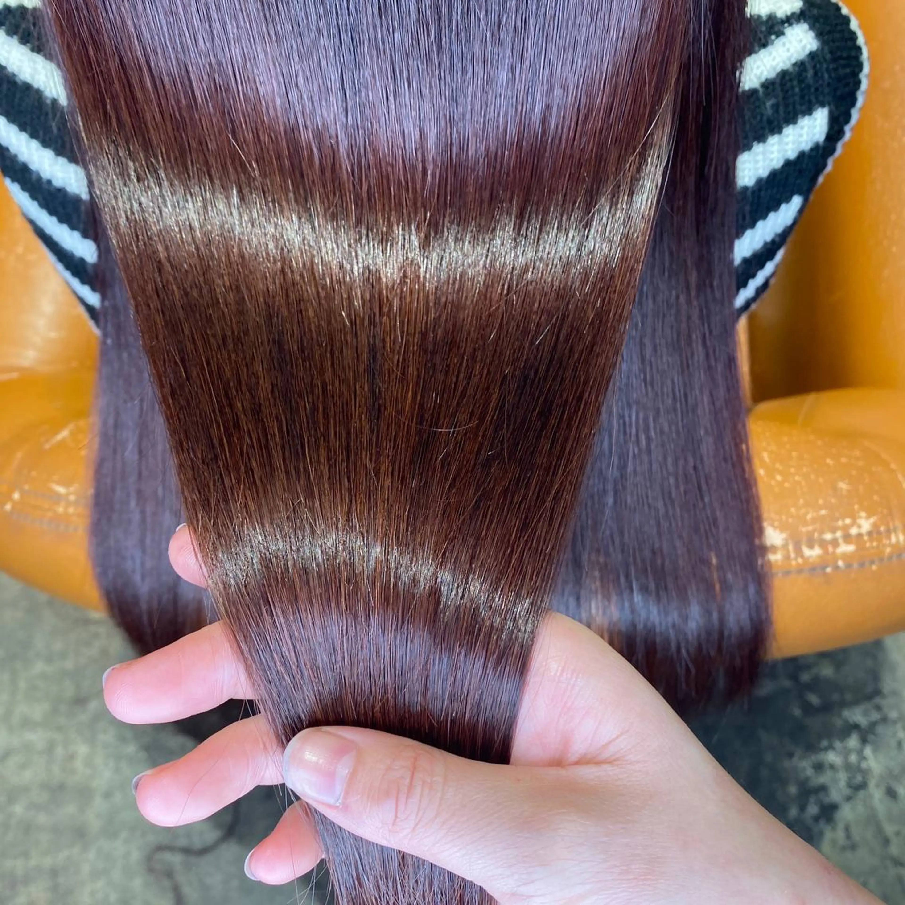 ロング カラー 髪質改善×矯正🫧 韓国ヘアasamiのヘアスタイル